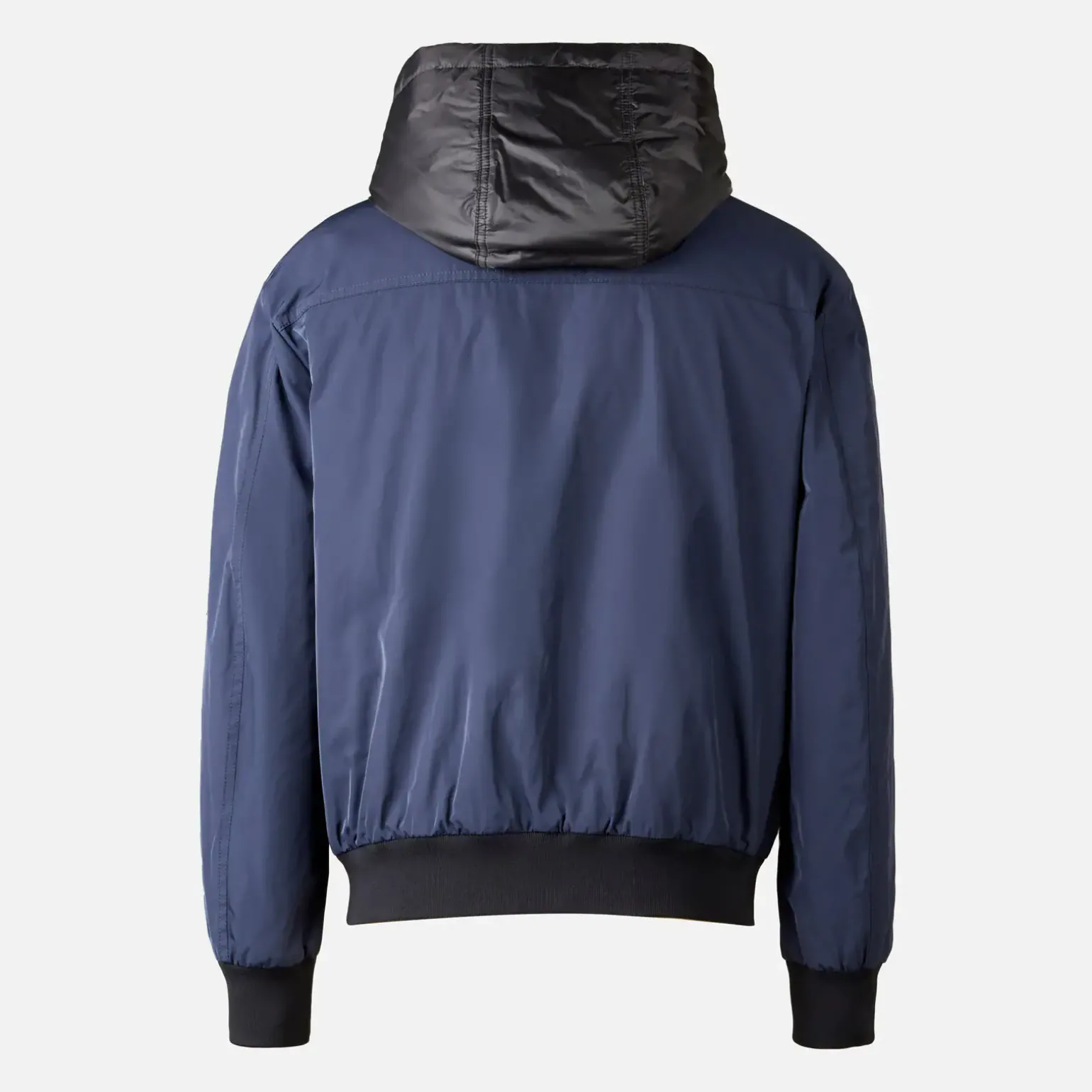 Vêtements*Hogan Bomber Avec Capuche Bleu/ Noir