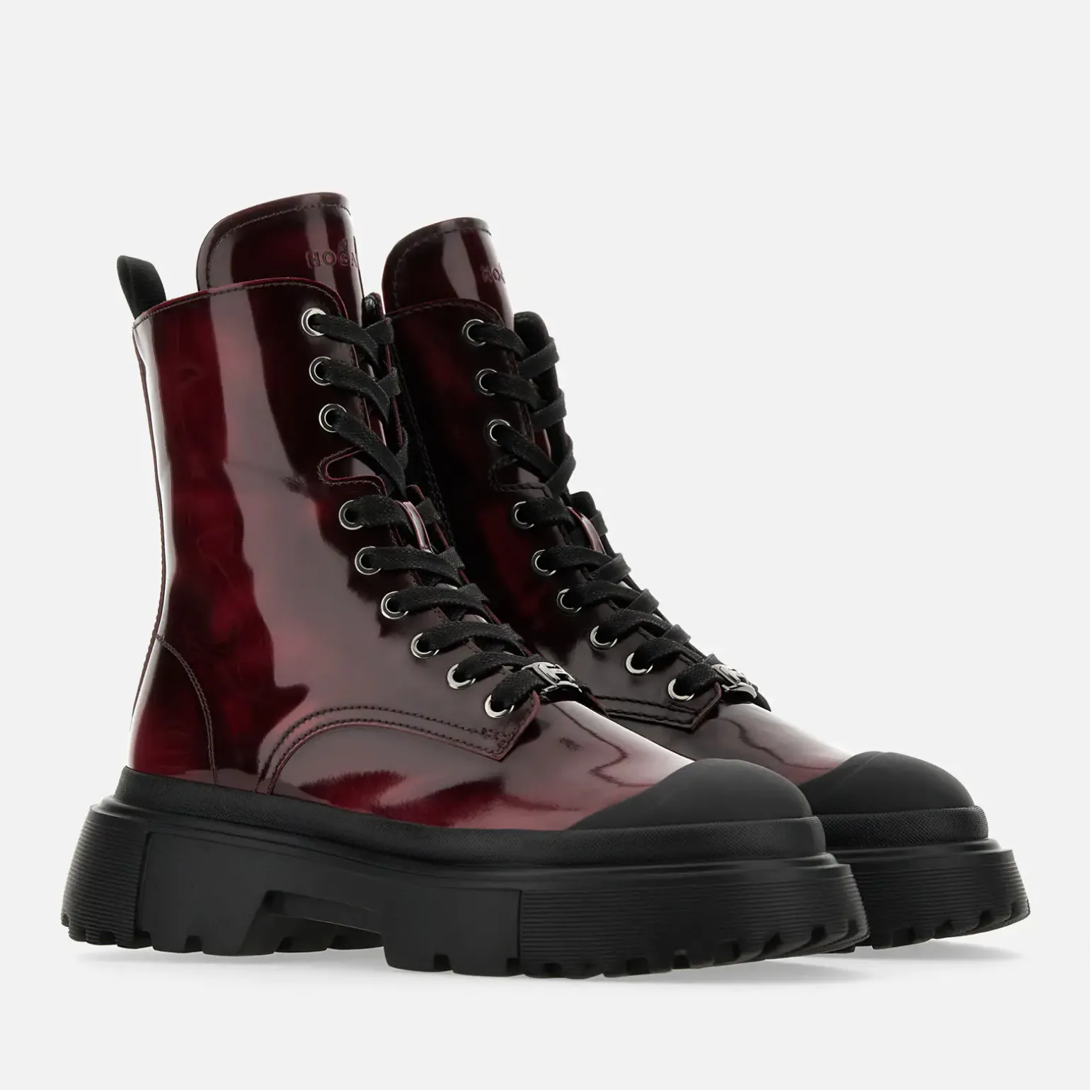 Bottes*Hogan Boots H619 Bordeaux