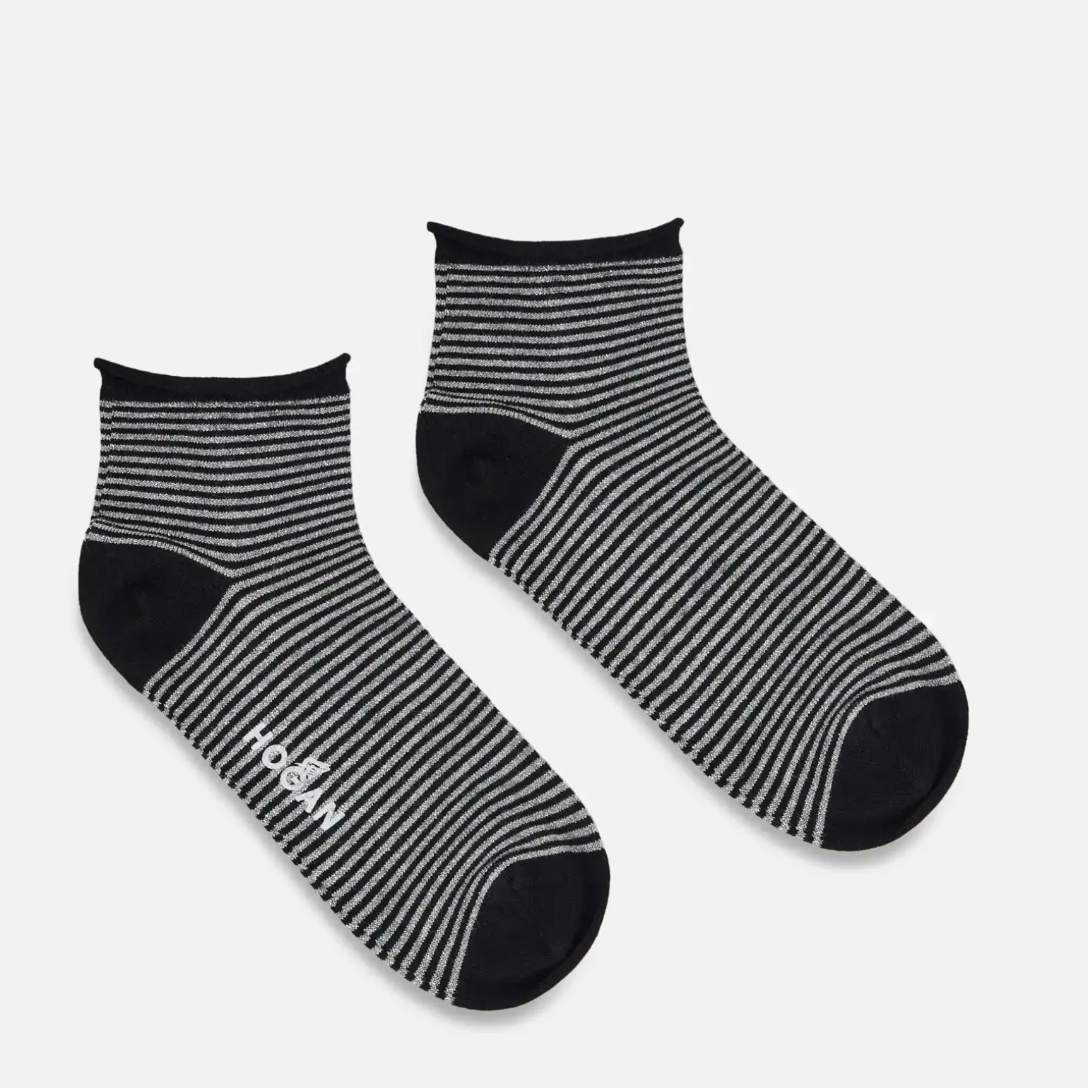 Chaussettes*Hogan Chaussettes Noir/ Argente