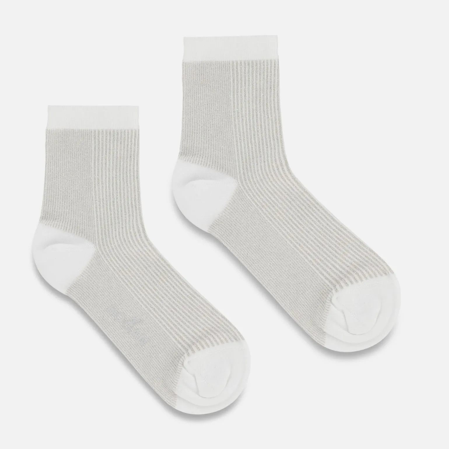 Chaussettes*Hogan Chaussettes Fines Rayures Gris