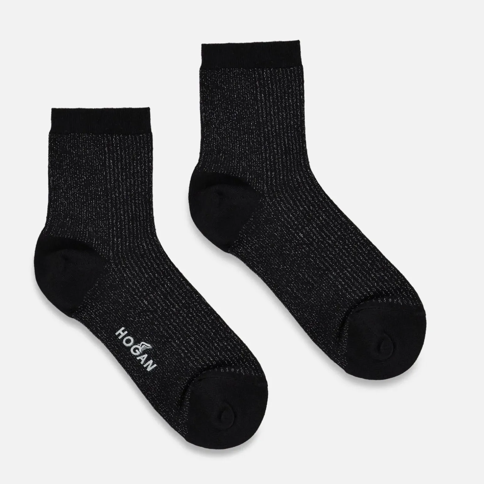 Chaussettes*Hogan Chaussettes Fines Rayures Noir