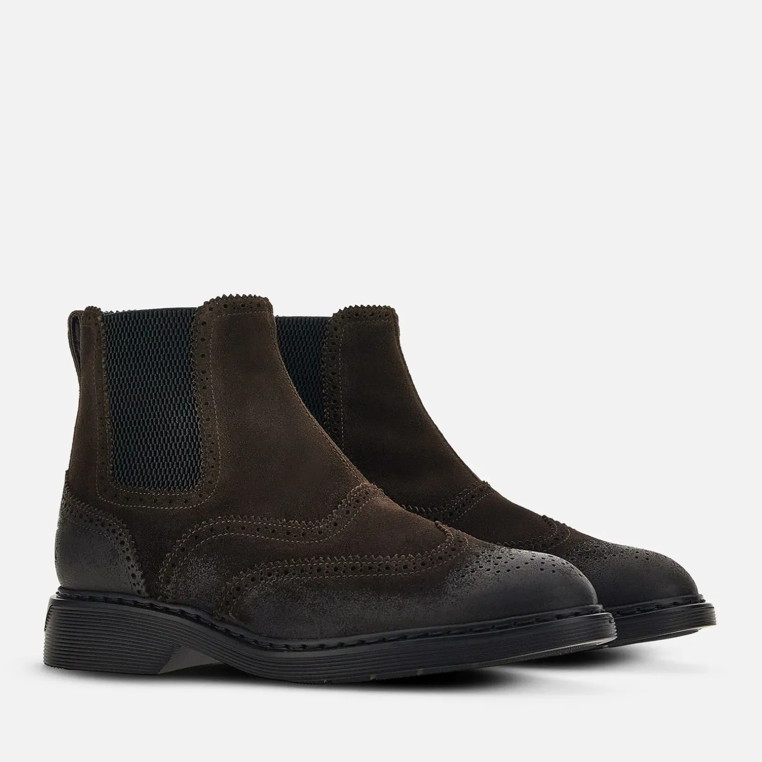 Bottes*Hogan Chelsea Boots H576 Marron