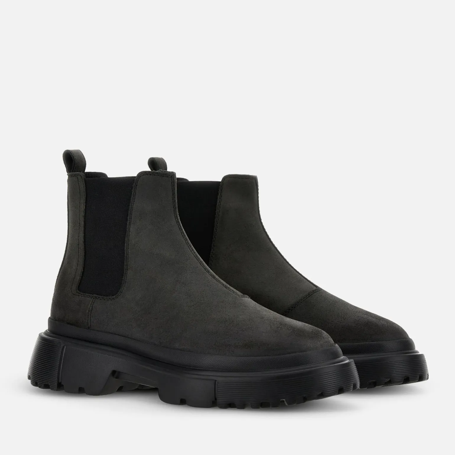 Bottes*Hogan Chelsea Boots H619 Gris