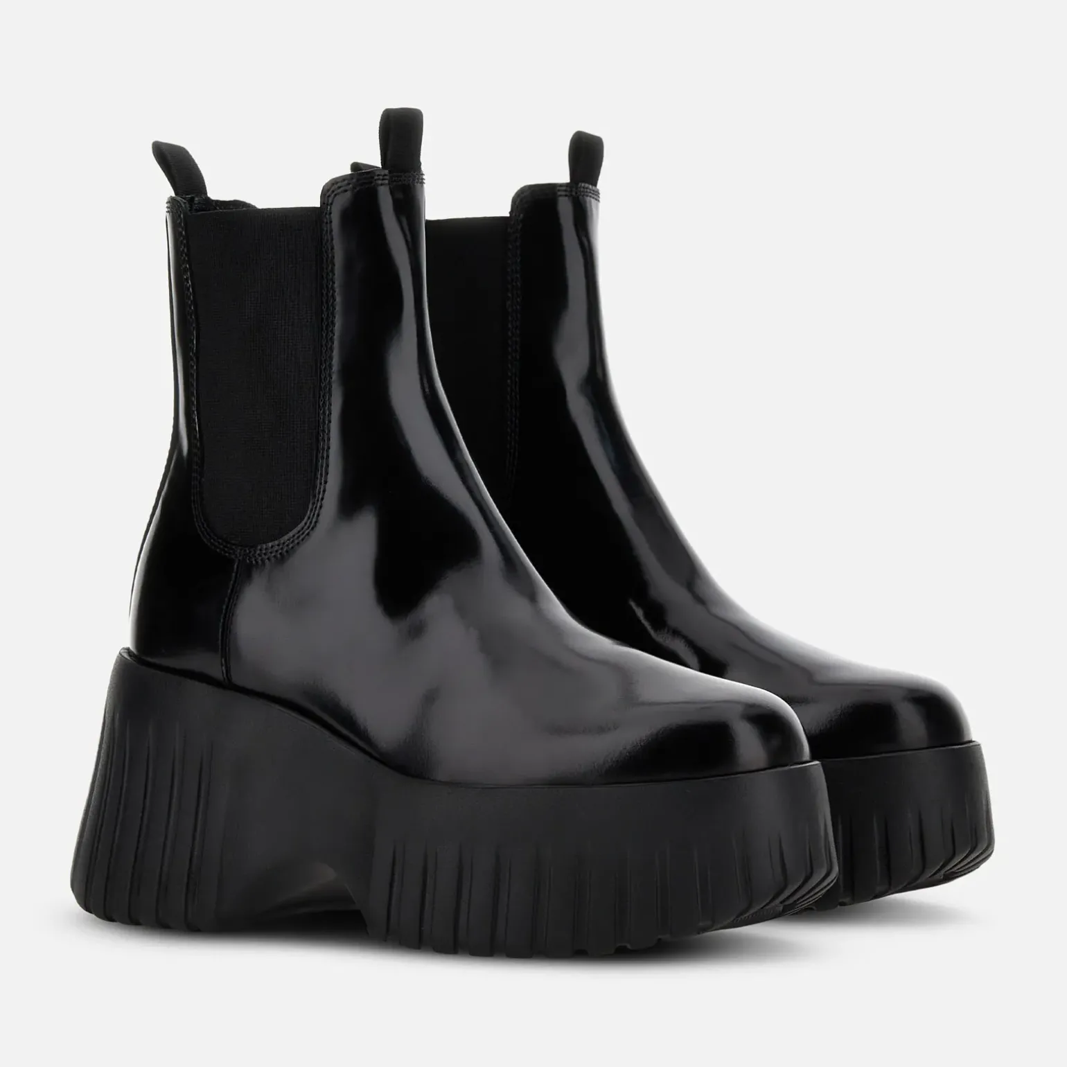 Bottes*Hogan Chelsea Boots H-Stripes Noir