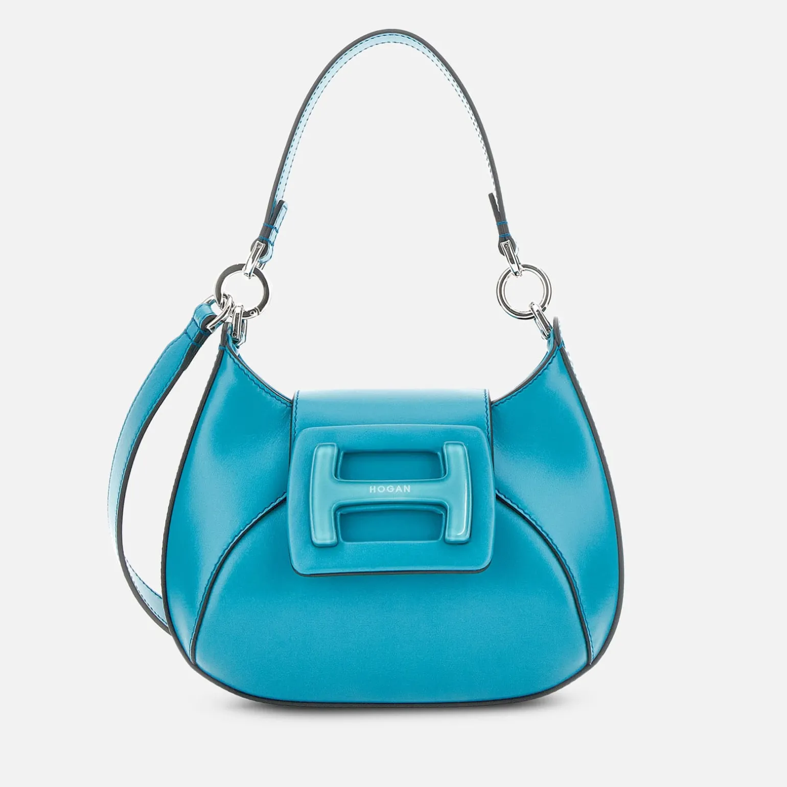 Sacs À Bandoulière*Hogan Hobo H-Bag Mini Bleu Ciel