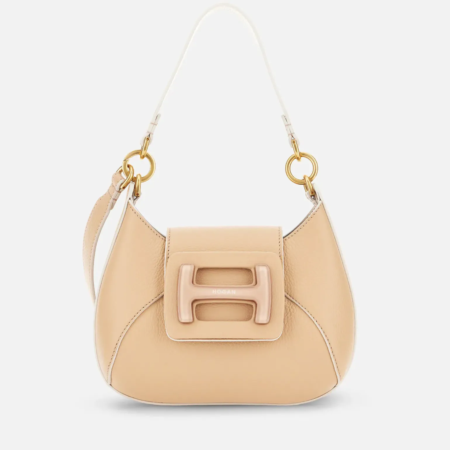 Sacs À Bandoulière*Hogan Hobo H-Bag Mini Beige