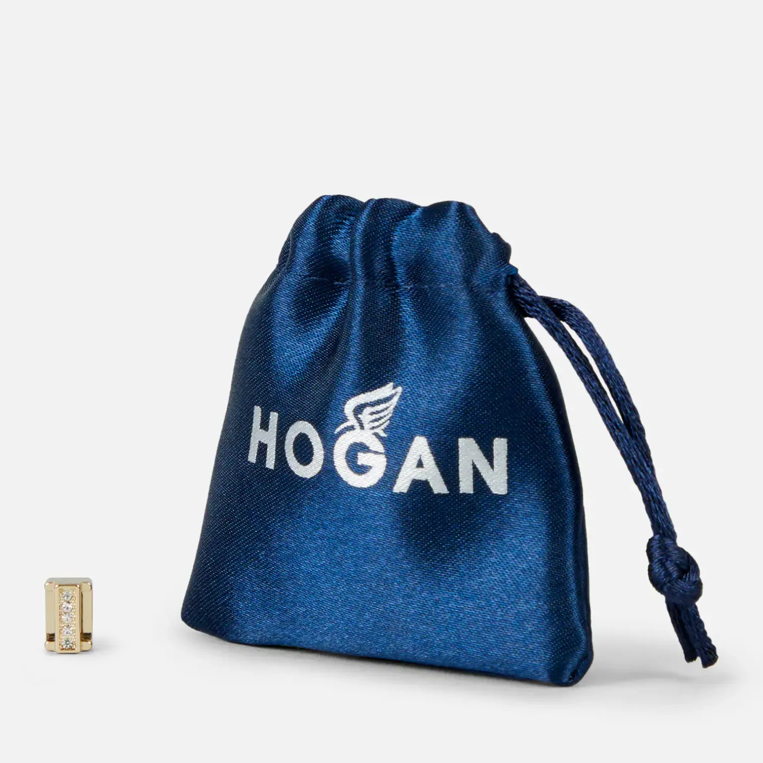 Lacets & Charms*Hogan By You - Charm Pour Lacets Bleu Ciel/ Dore/ Jaune