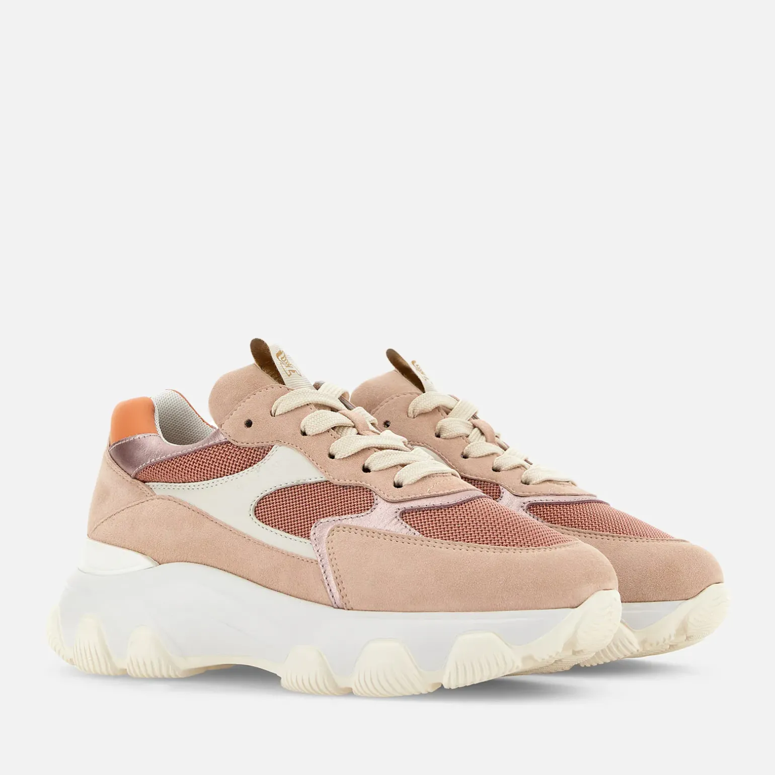 Chunky Sneakers*Hogan Hyperactive Blanc/ Rose/ Orange