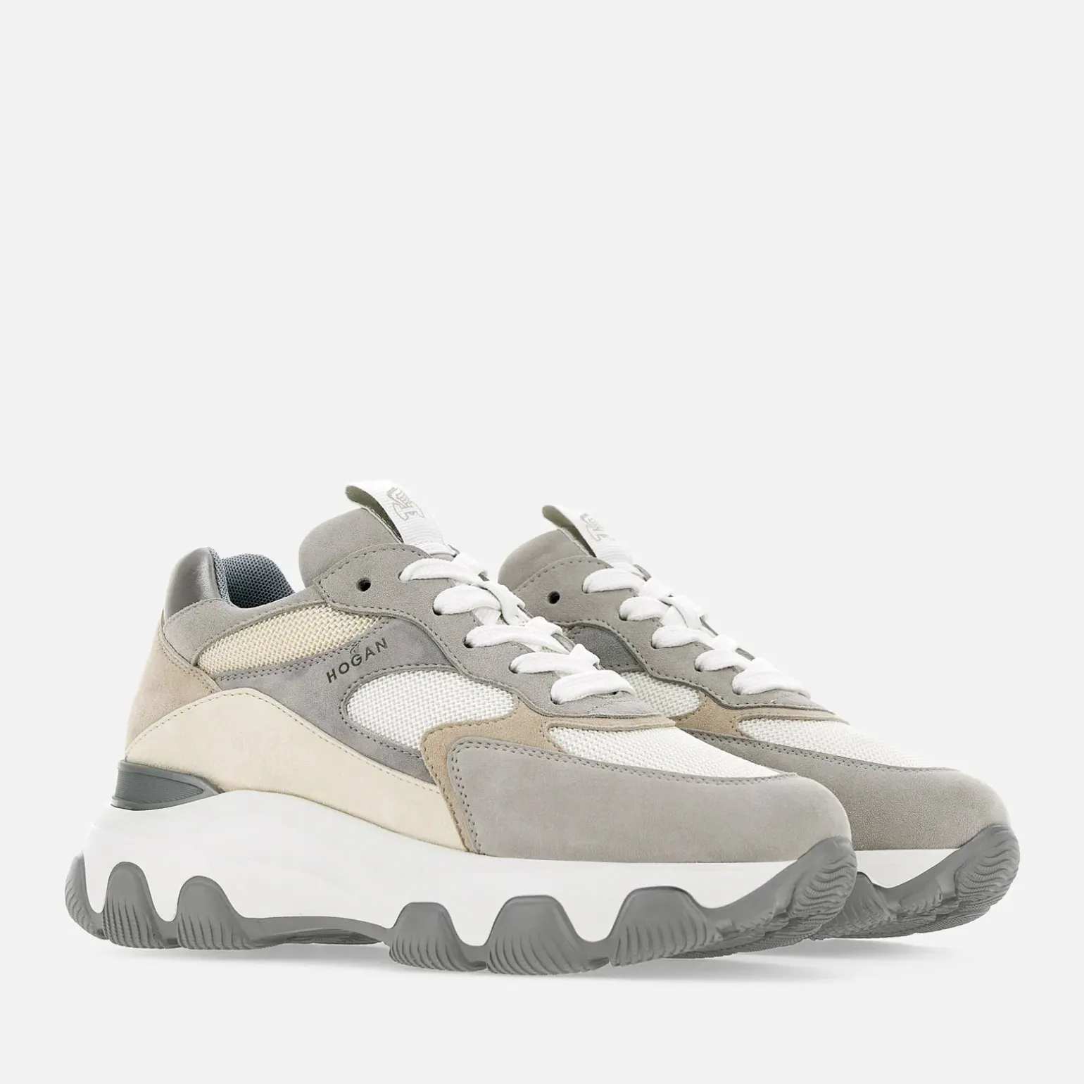 Chunky Sneakers*Hogan Hyperactive Beige/ Blanc/ Gris