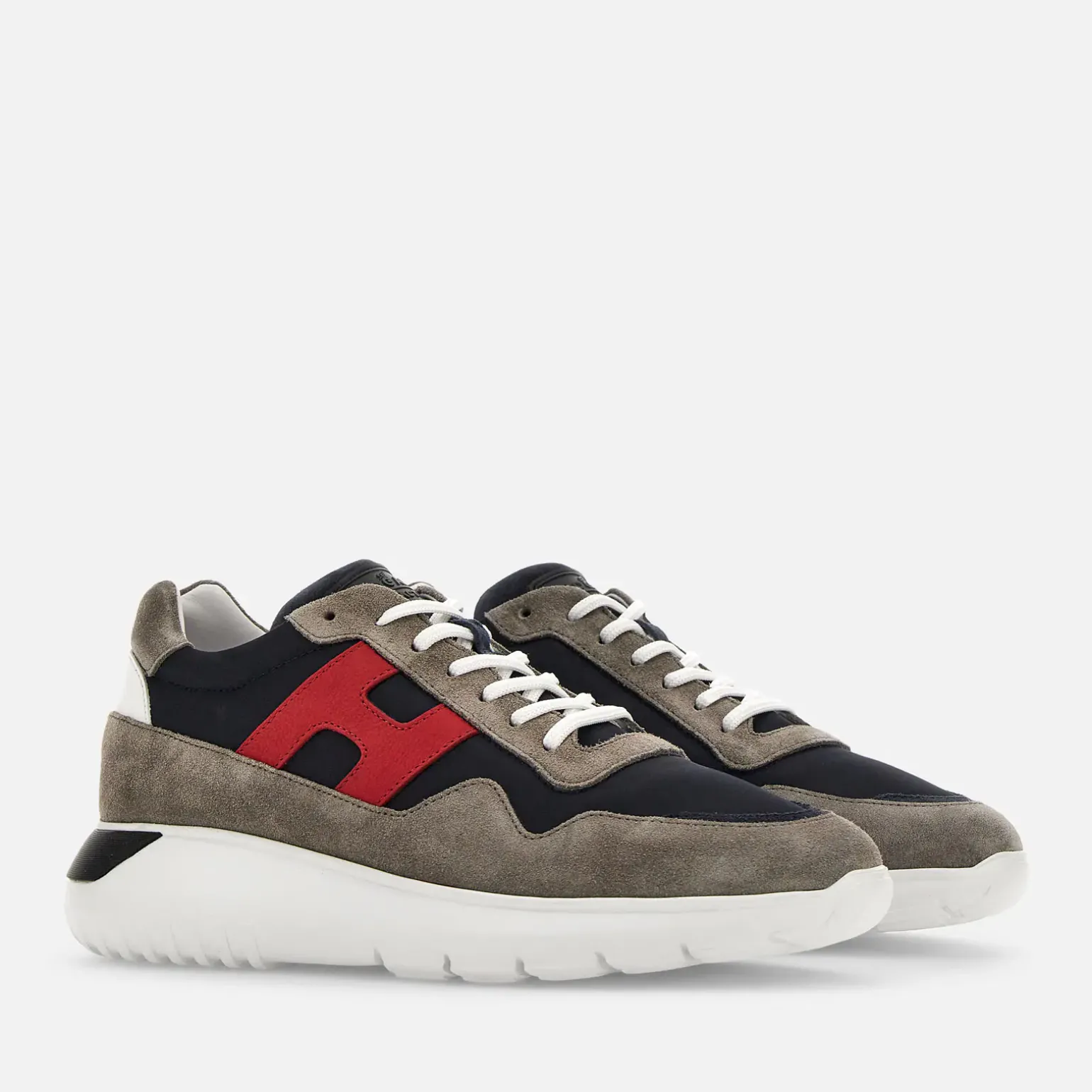 Maxi Sneakers*Hogan Interactive³ Gris/ Bleu/ Rouge