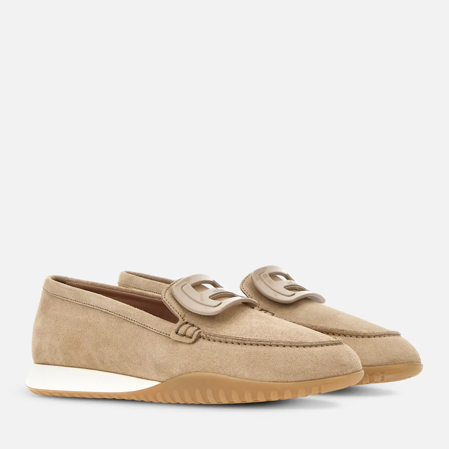 Chaussures À Lacets & Mocassins*Hogan Olympia-Z Mocassin Beige