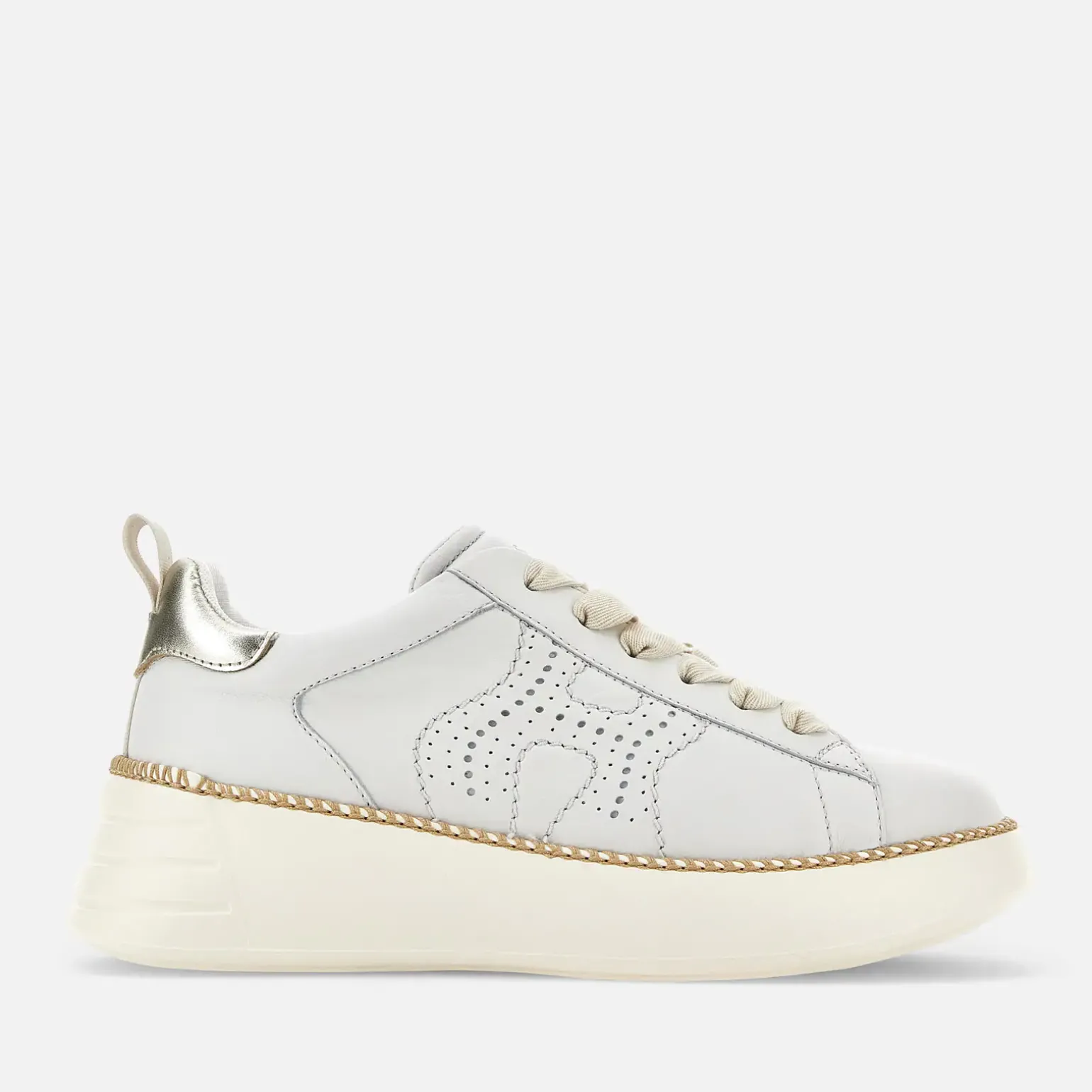 Chunky Sneakers*Hogan Rebel Argente/ Blanc