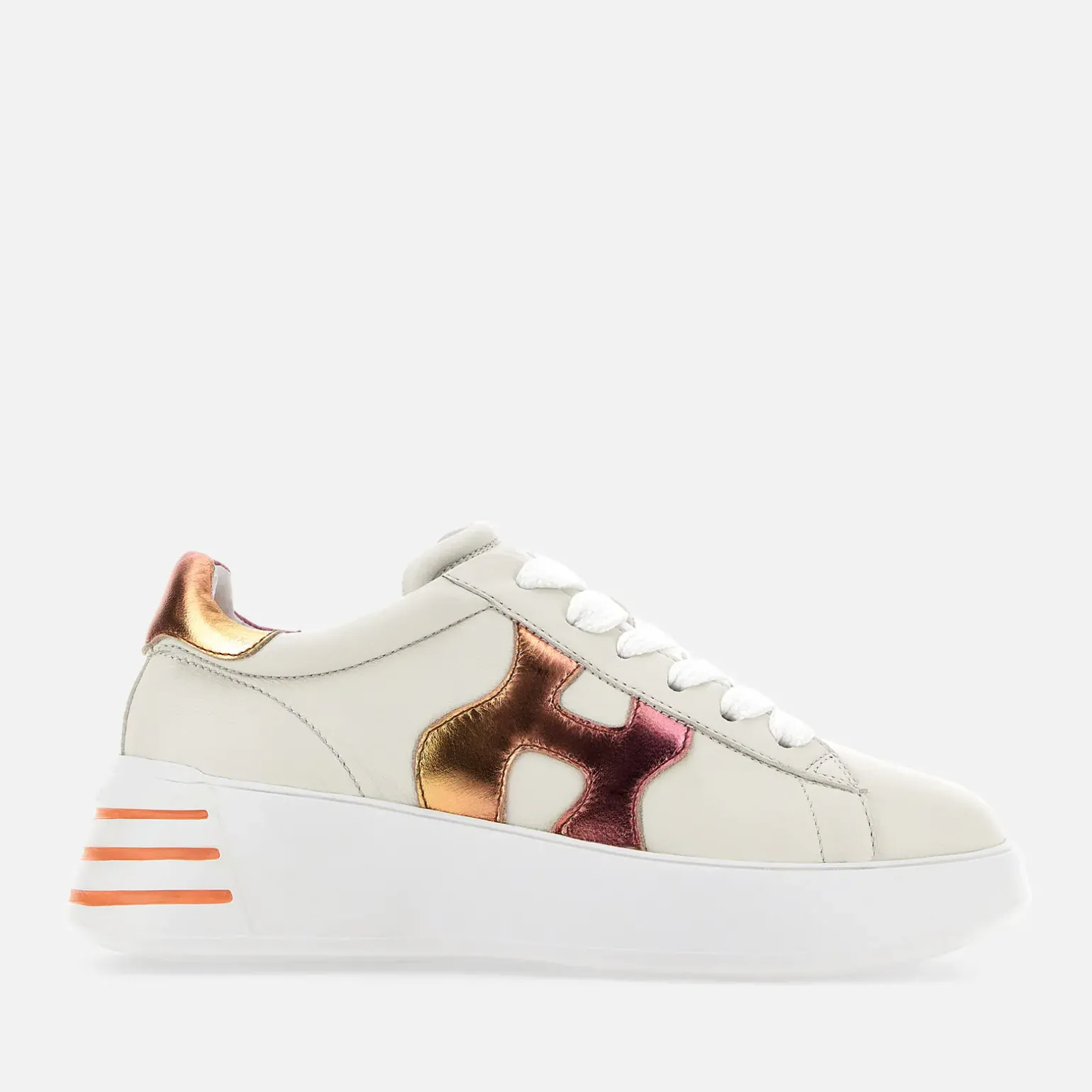 Chunky Sneakers*Hogan Rebel Ivoire/ Rose/ Orange