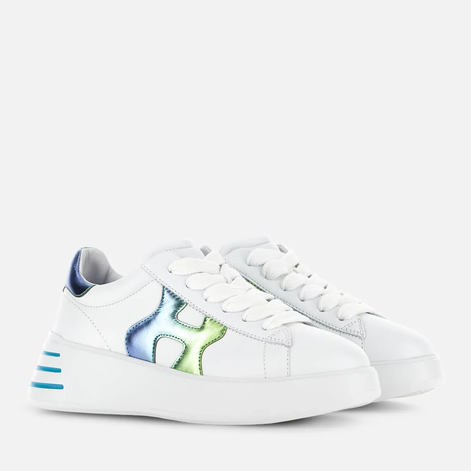 Chunky Sneakers*Hogan Rebel Blanc/ Bleu/ Vert