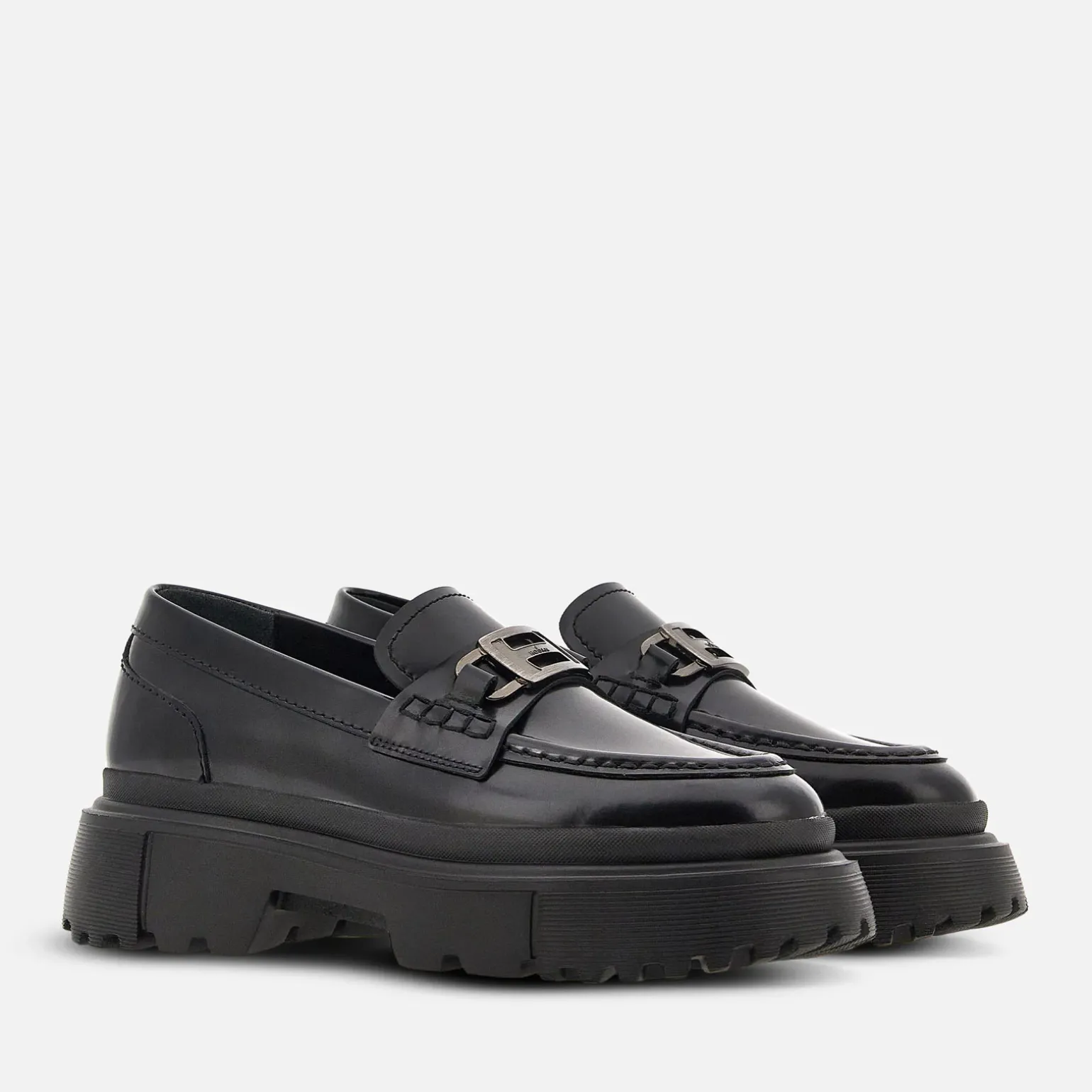 Chaussures À Lacets & Mocassins*Hogan Mocassins H619 Noir