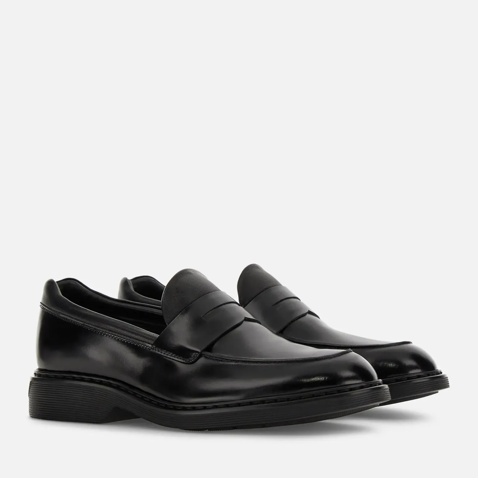 Chaussures À Lacets & Mocassins*Hogan Mocassins H576 Noir