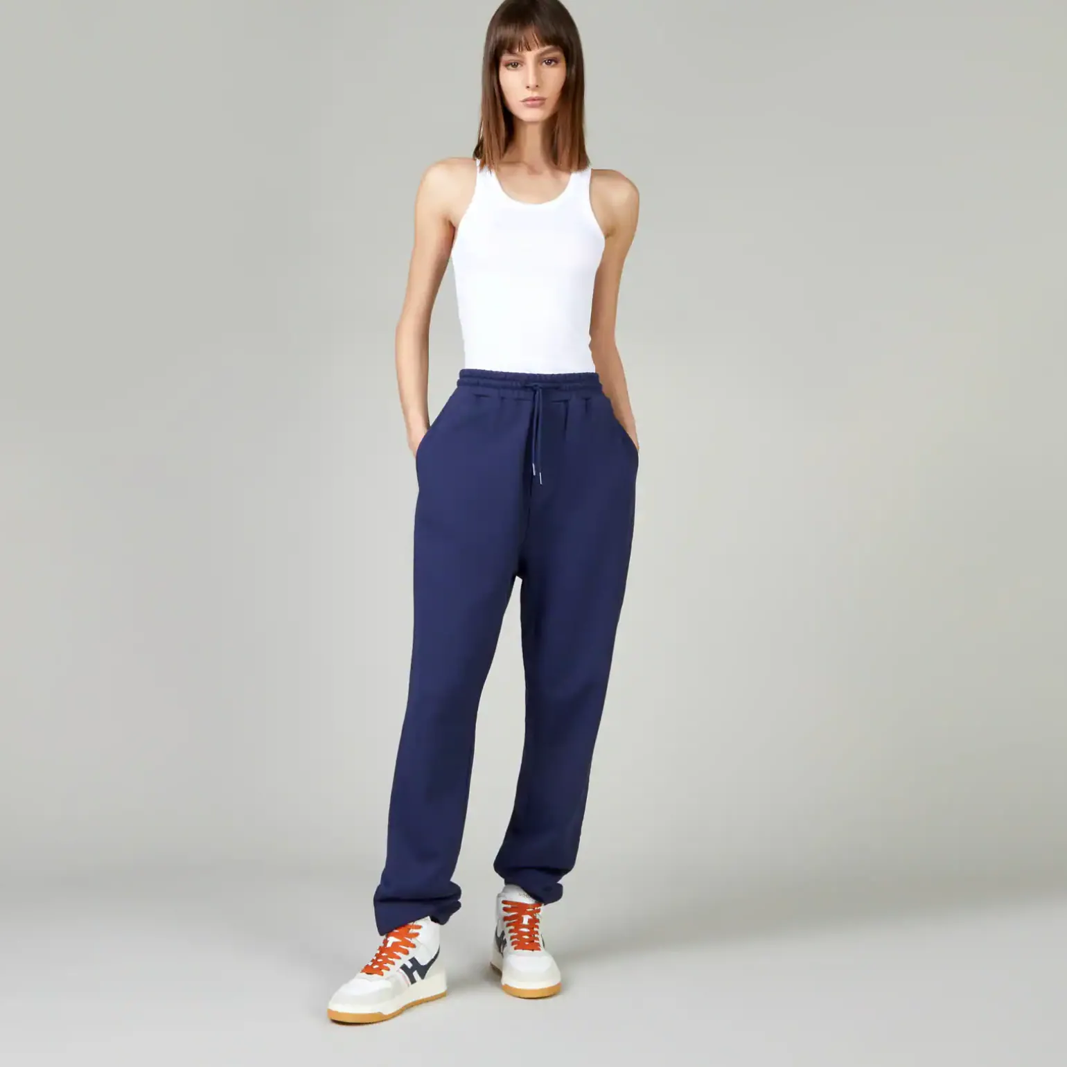 Vêtements*Hogan Pantalon Jogger Bleu