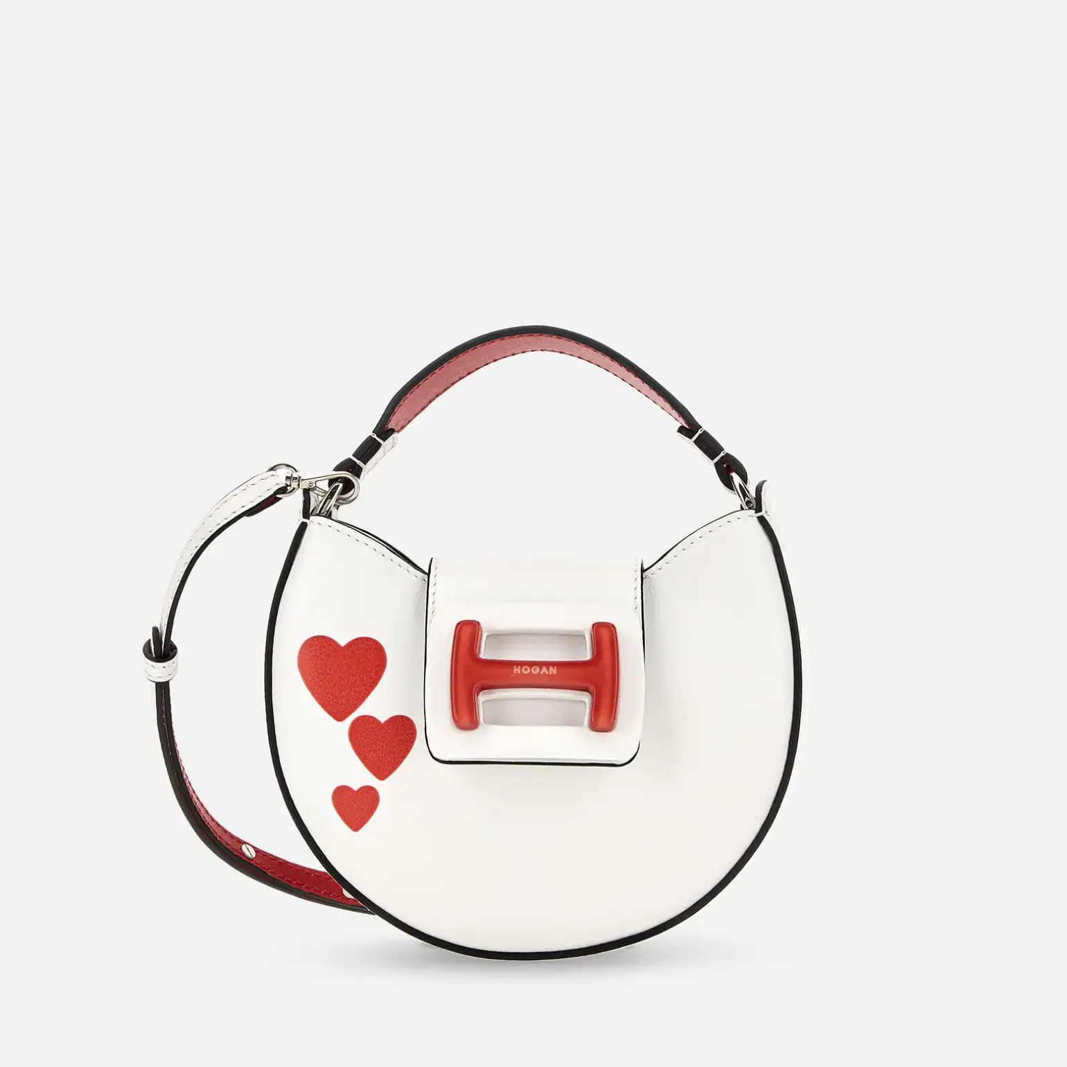 Mini Sacs*Hogan Sac H-Bag Mini - Saint Valentin Rouge/ Blanc