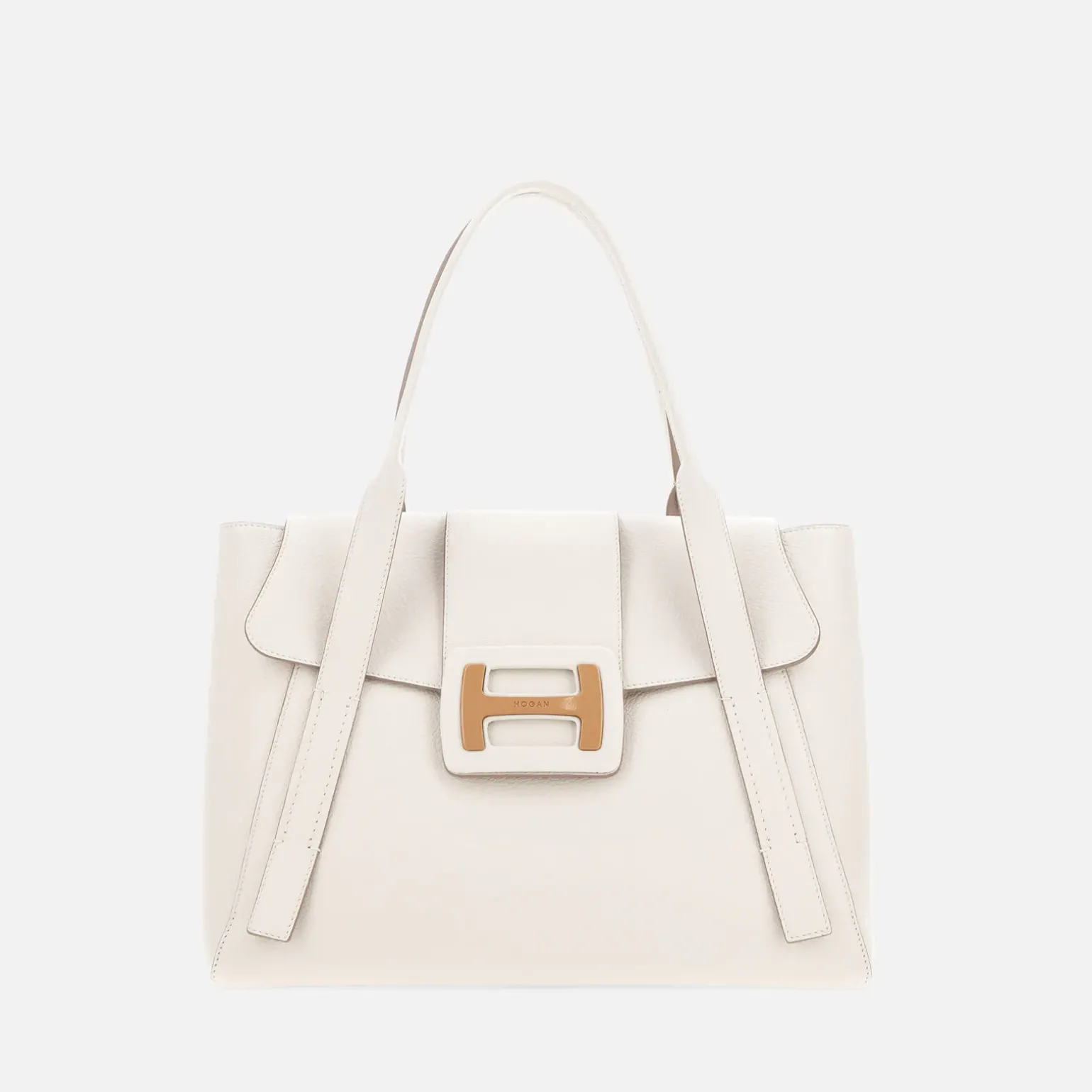 Sacs Cabas*Hogan Shopping H-Bag Ivoire