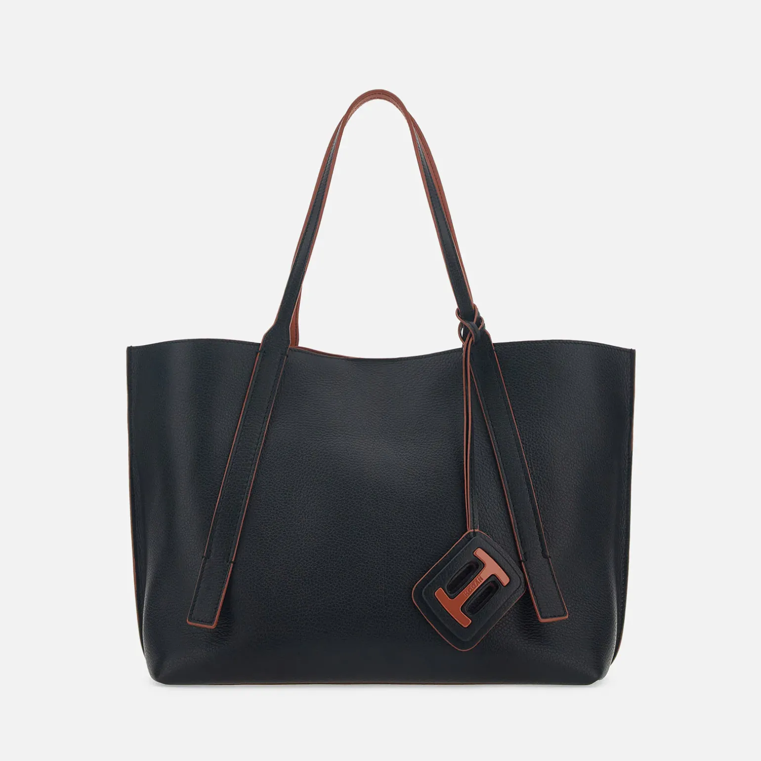 Sacs Cabas*Hogan Shopping H-Bag Petit Noir