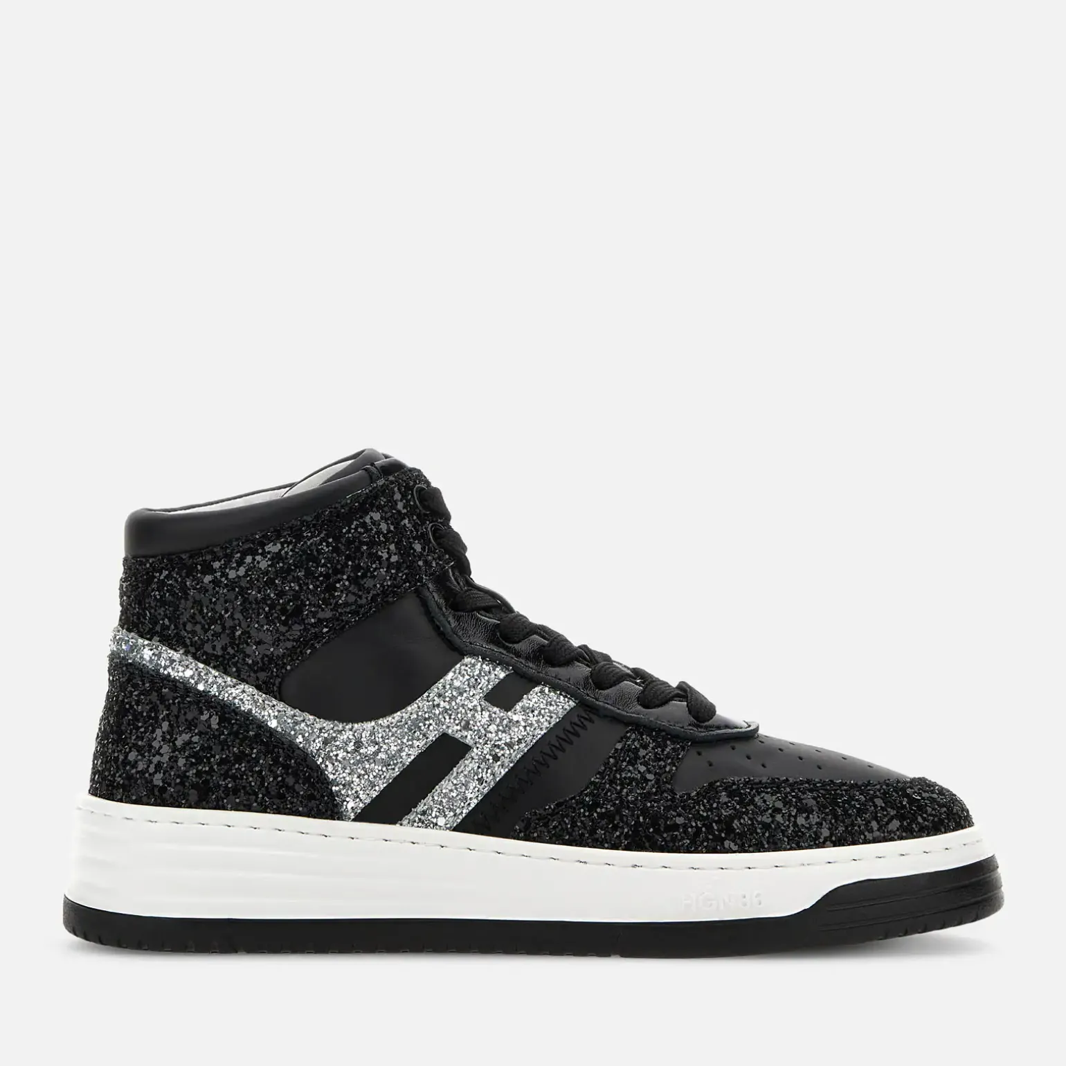 Hogan Basket*Hogan Sneakers High Top H630 Noir/ Argente