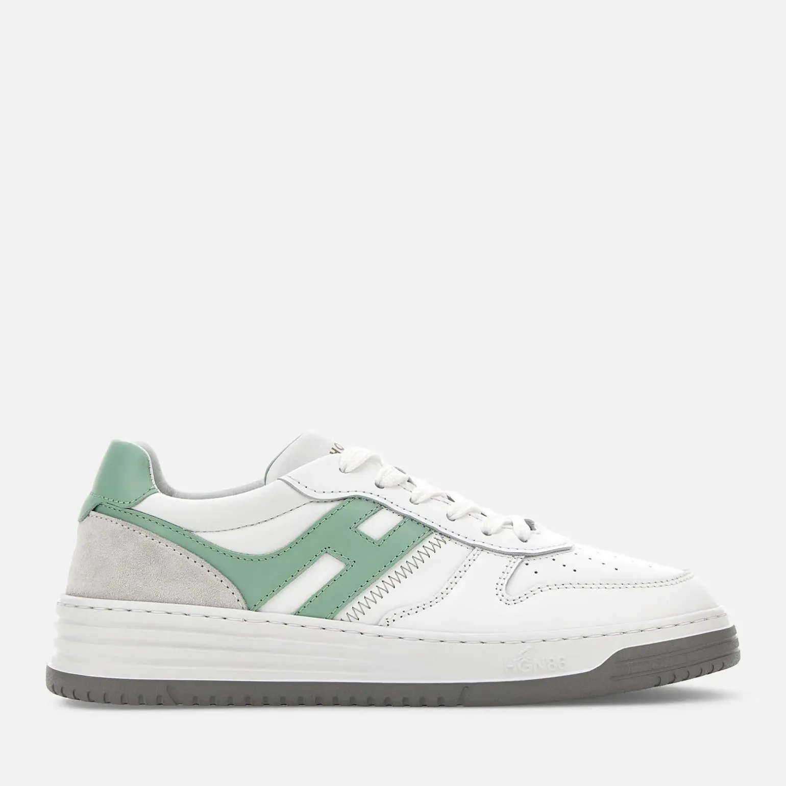 Flat Sneakers*Hogan Sneakers H630 Vert/ Blanc/ Gris