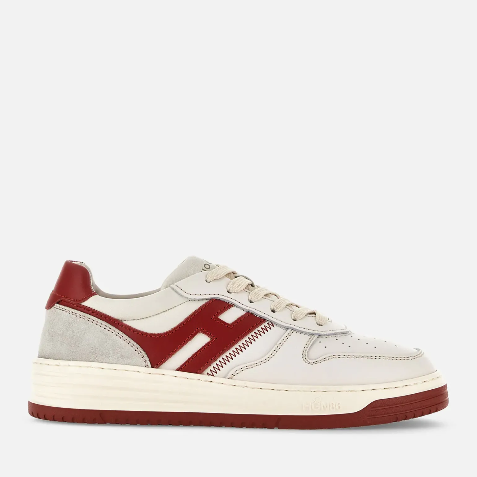 Flat Sneakers*Hogan Sneakers H630 Blanc/ Rouge/ Gris