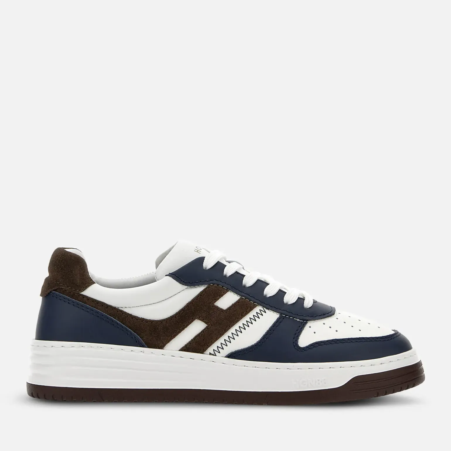 Hogan Basket*Hogan Sneakers H630 Blanc/ Bleu/ Noir