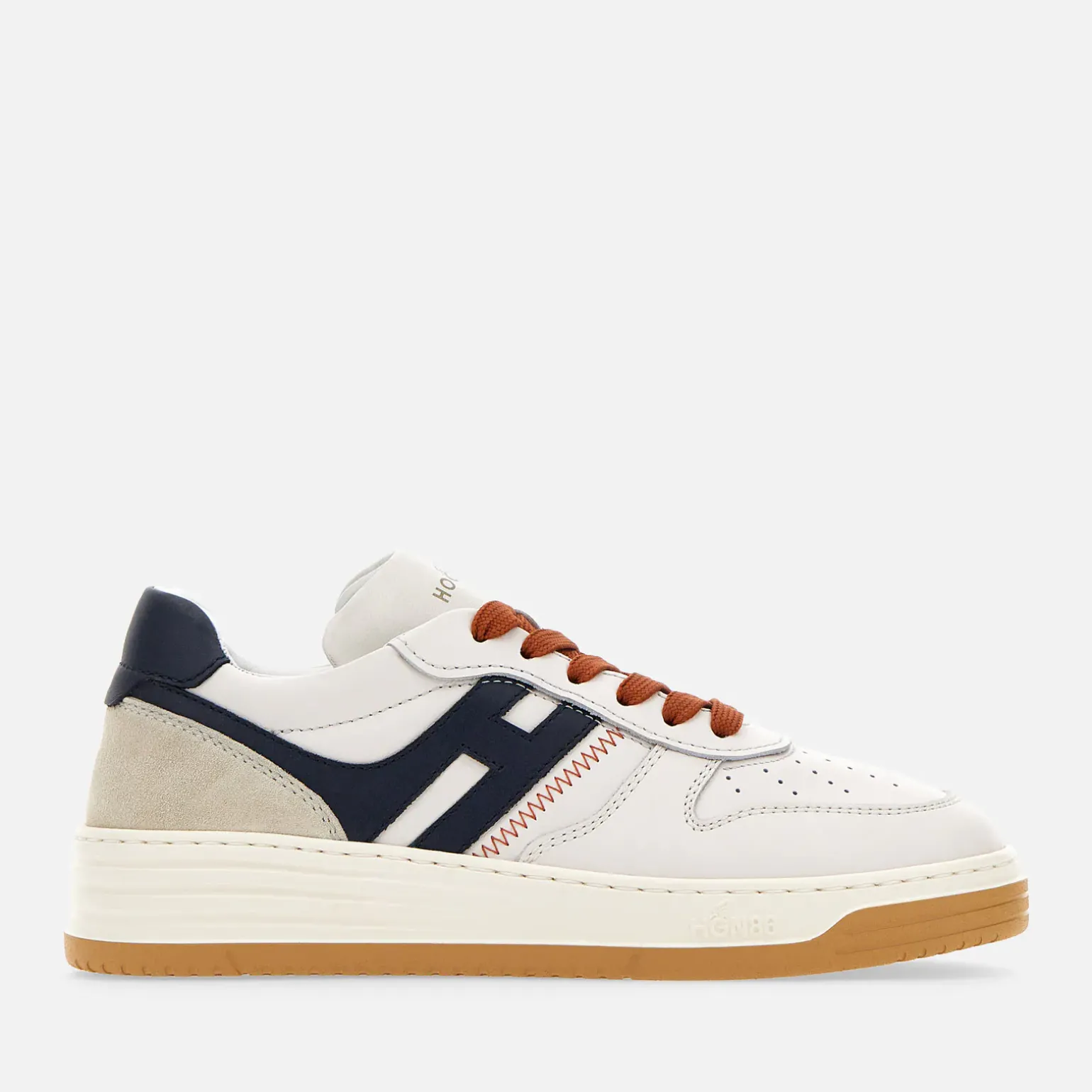 Flat Sneakers*Hogan Sneakers H630 Blanc/ Bleu/ Orange