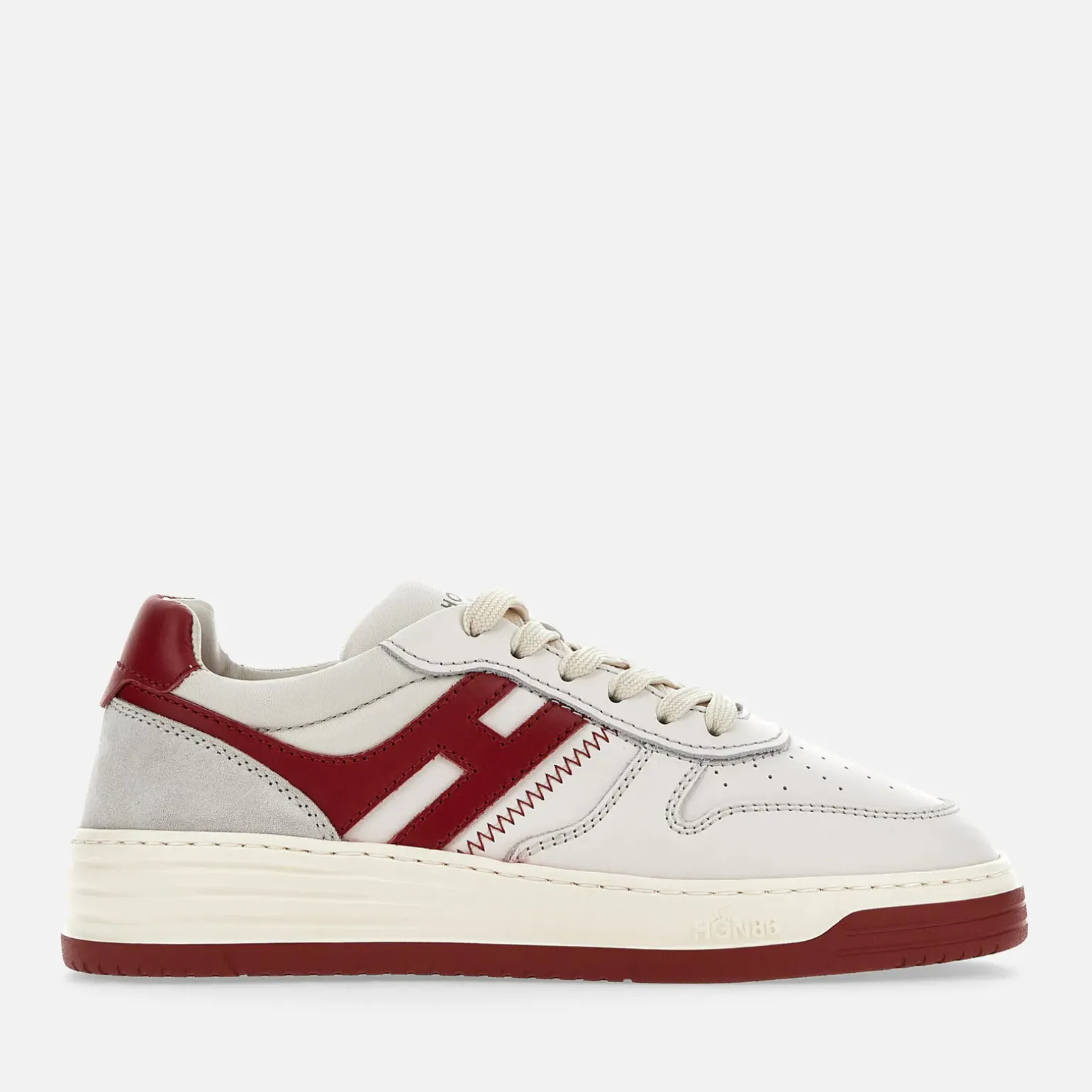 Flat Sneakers*Hogan Sneakers H630 Blanc/ Rouge/ Gris