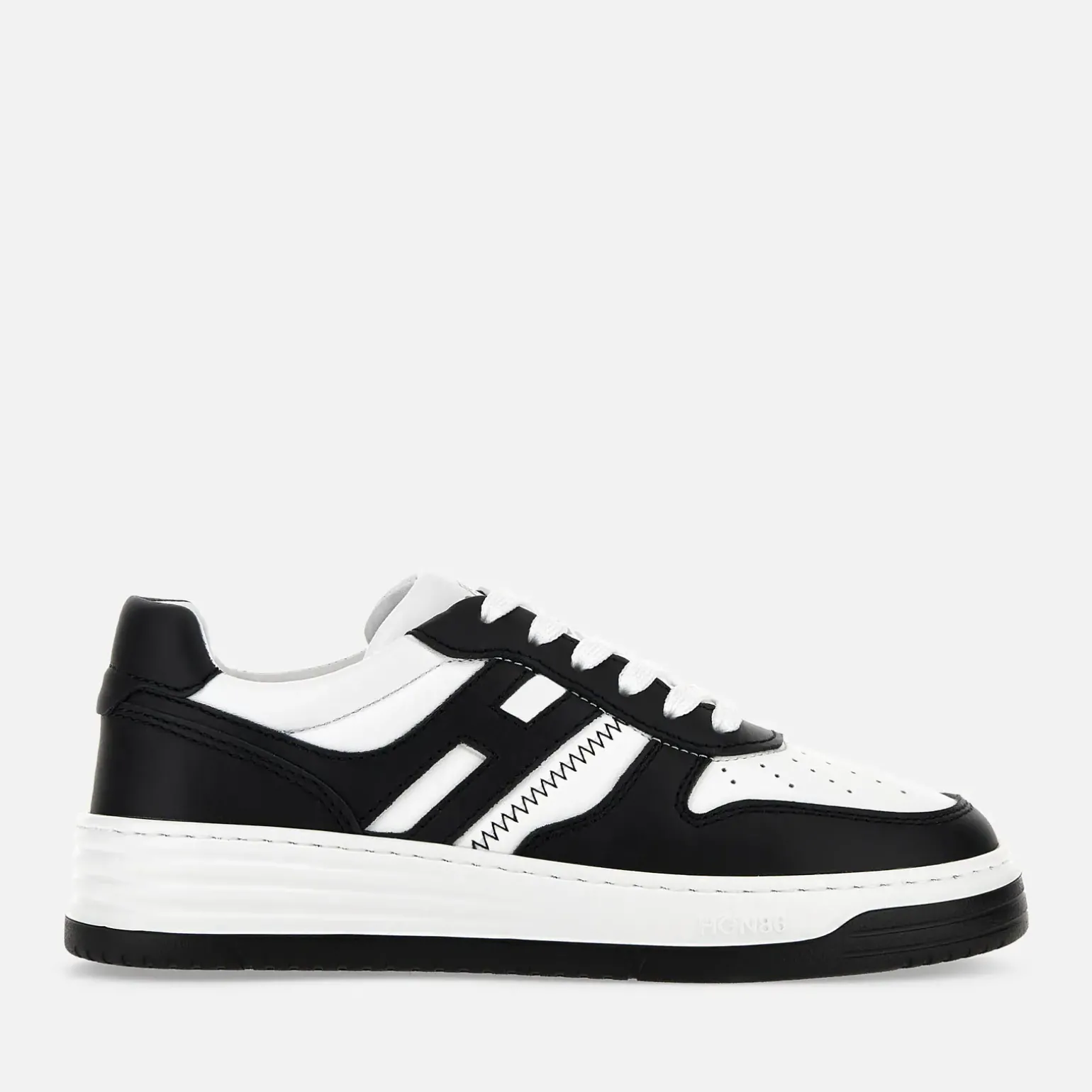 Flat Sneakers*Hogan Sneakers H630 Noir/ Blanc