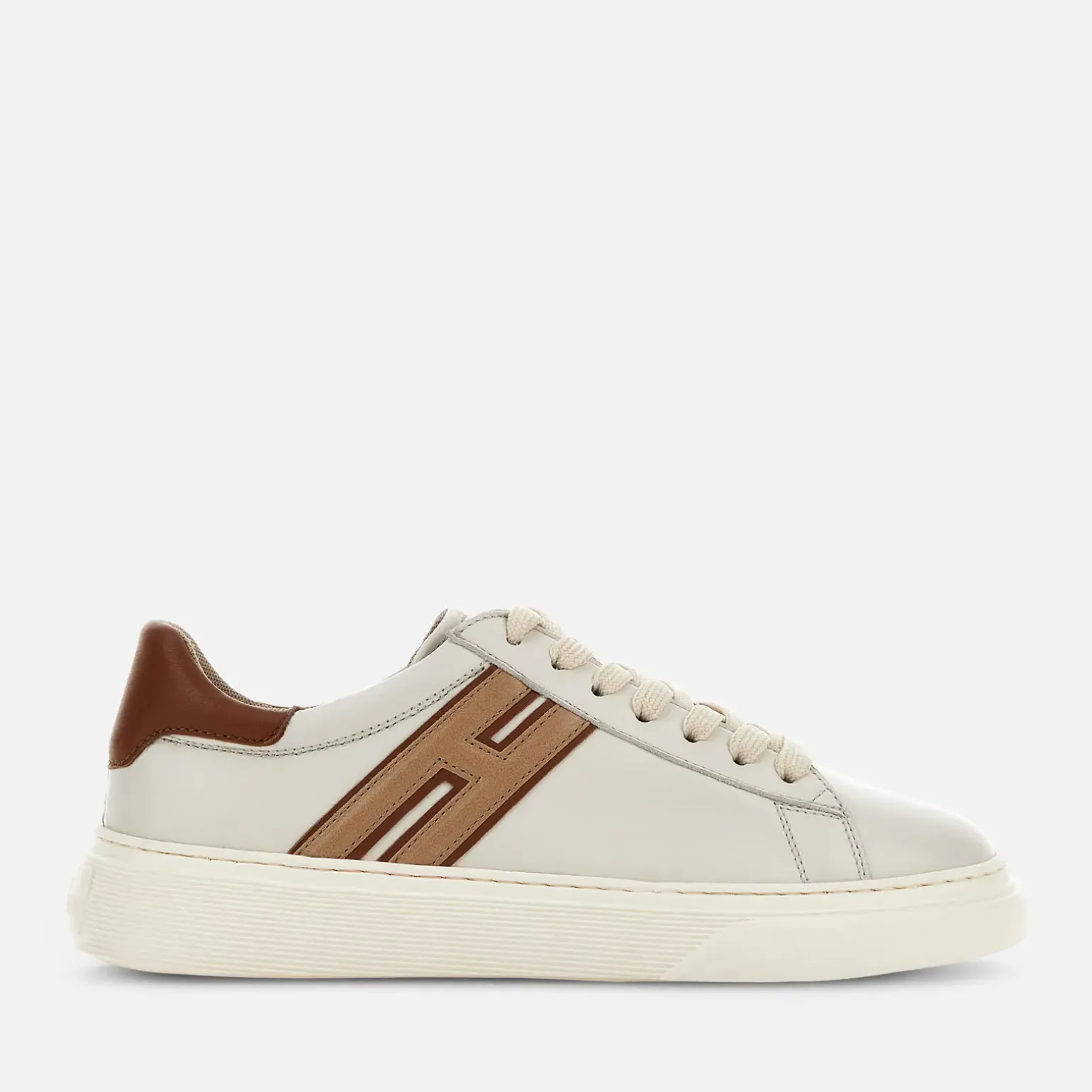 Flat Sneakers*Hogan Sneakers H365 Ivoire/ Marron