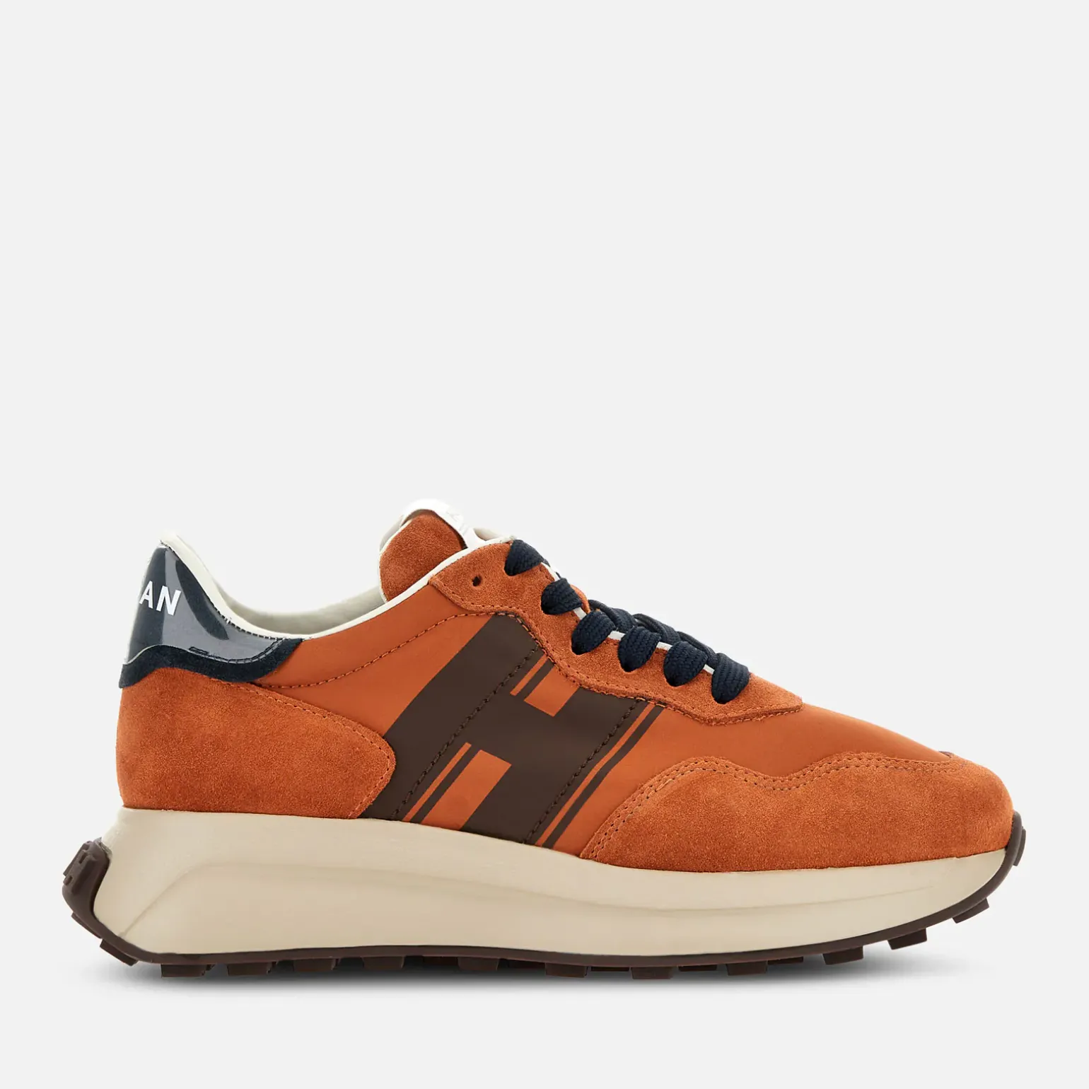 Sporty Sneakers*Hogan Sneakers H641 Orange/ Marron