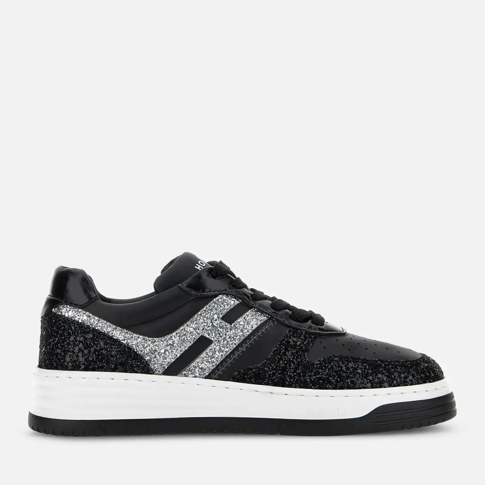 Hogan Basket*Hogan Sneakers H630 Noir/ Argente