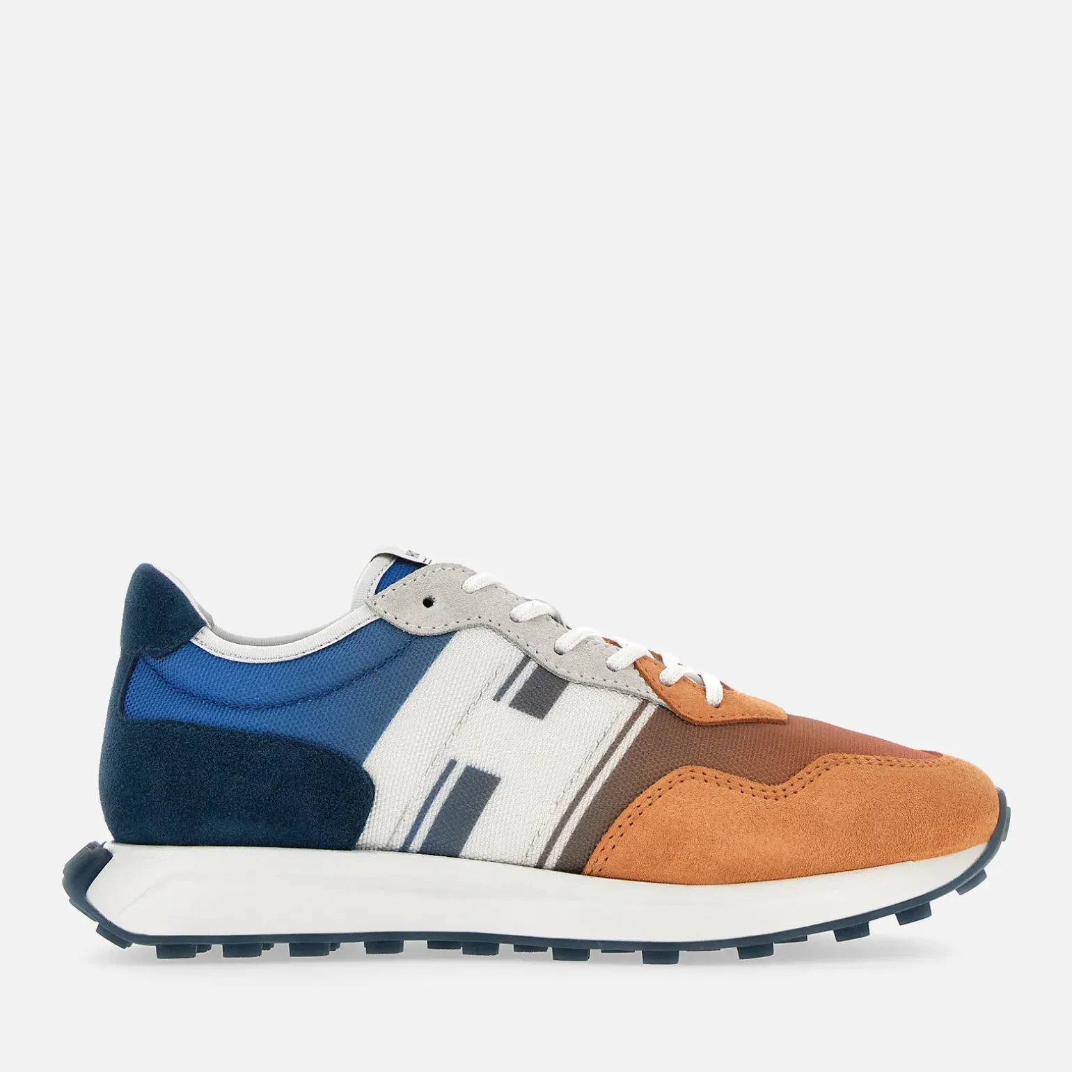 Sporty Sneakers*Hogan Sneakers H601 Bleu/ Orange/ Blanc