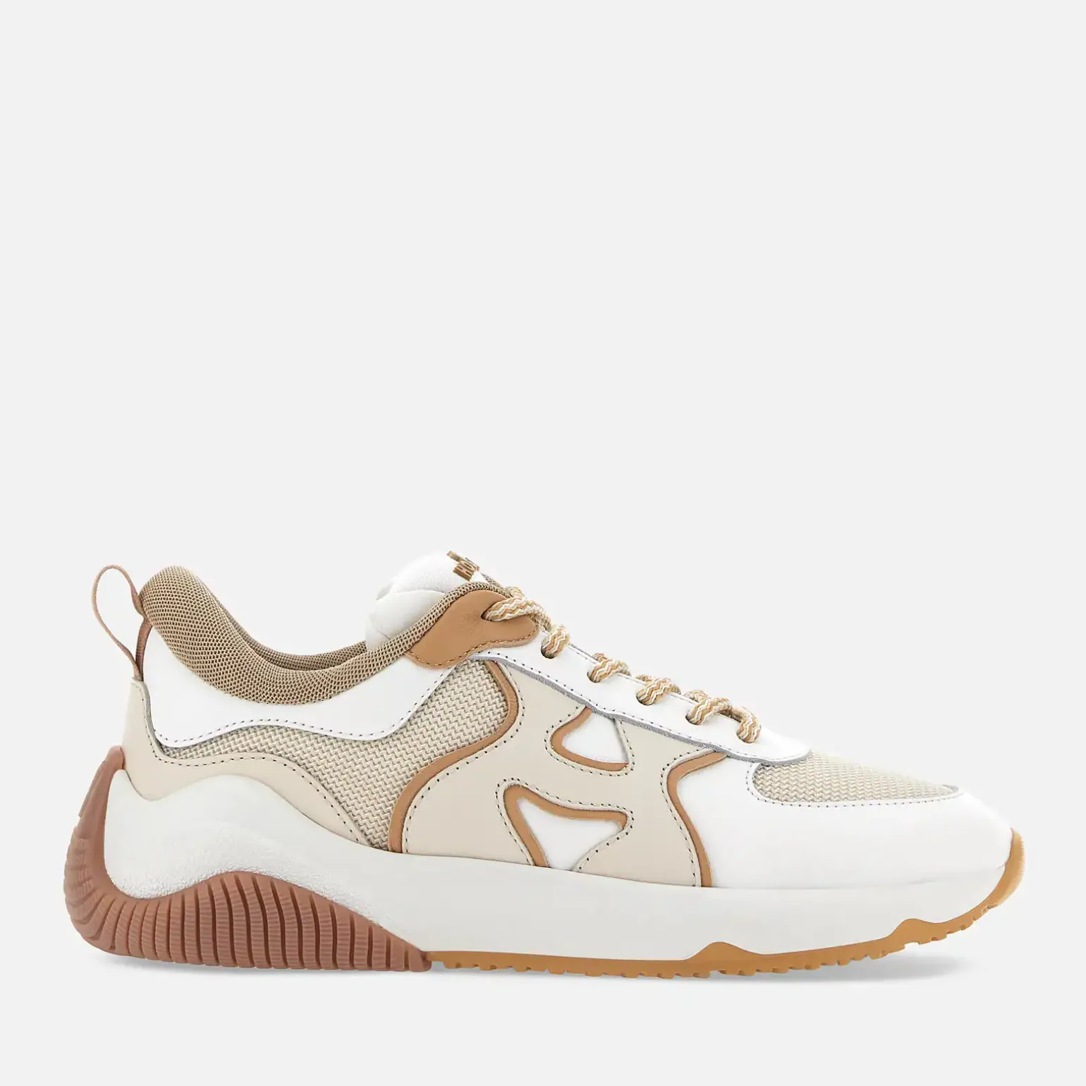 Sporty Sneakers*Hogan Sneakers H597 Blanc/ Ivoire/ Beige