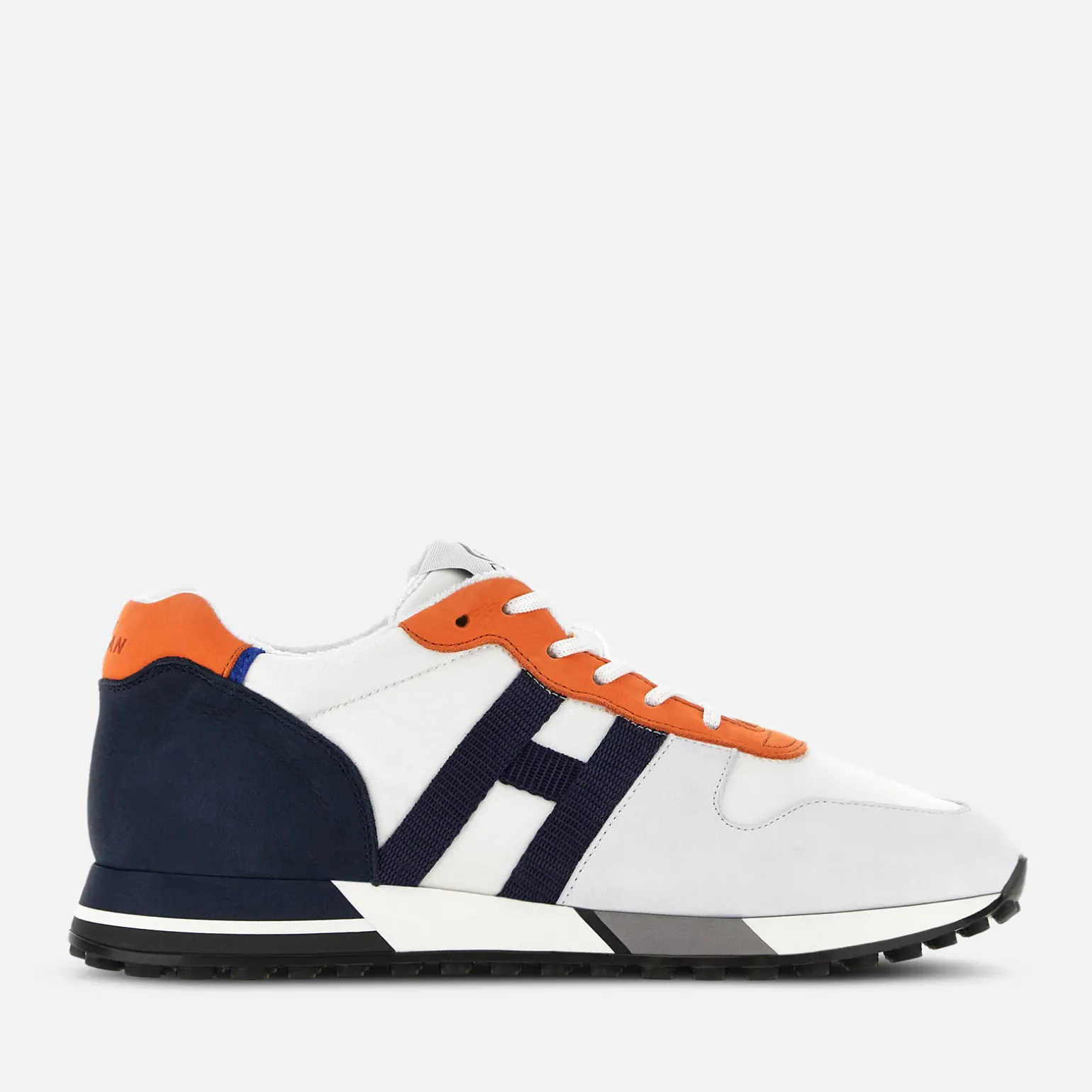 Sporty Sneakers*Hogan Sneakers H383 Blanc/ Orange/ Bleu