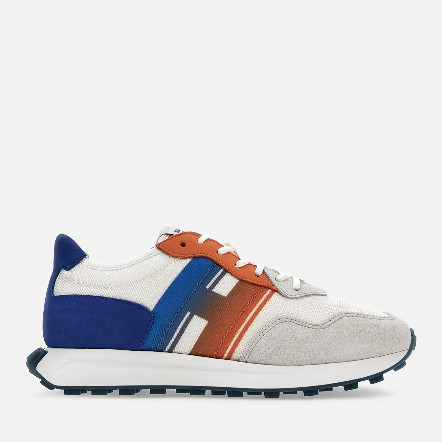 Sporty Sneakers*Hogan Sneakers H601 Bleu/ Orange/ Blanc