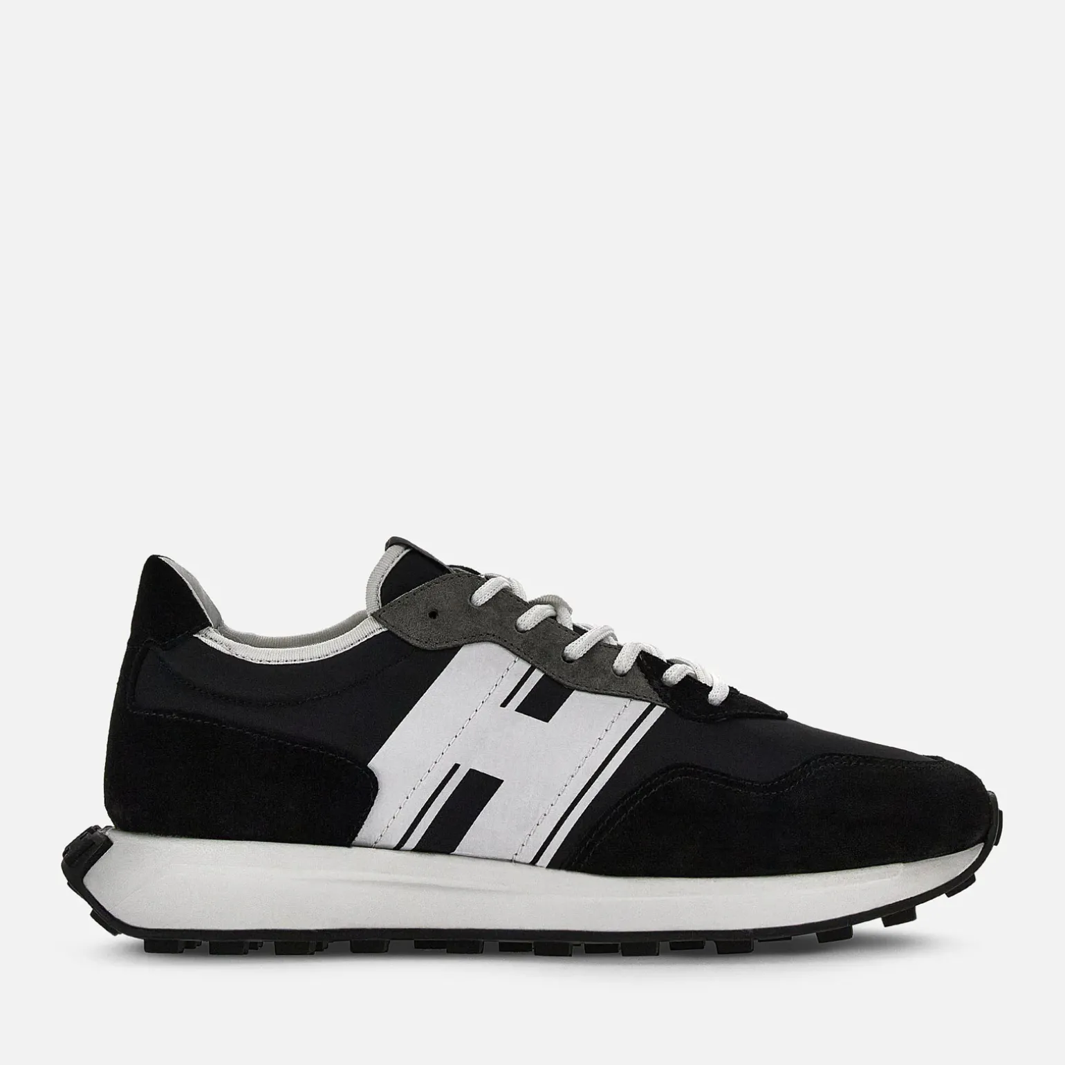 Sporty Sneakers*Hogan Sneakers H601 Noir/ Gris/ Blanc