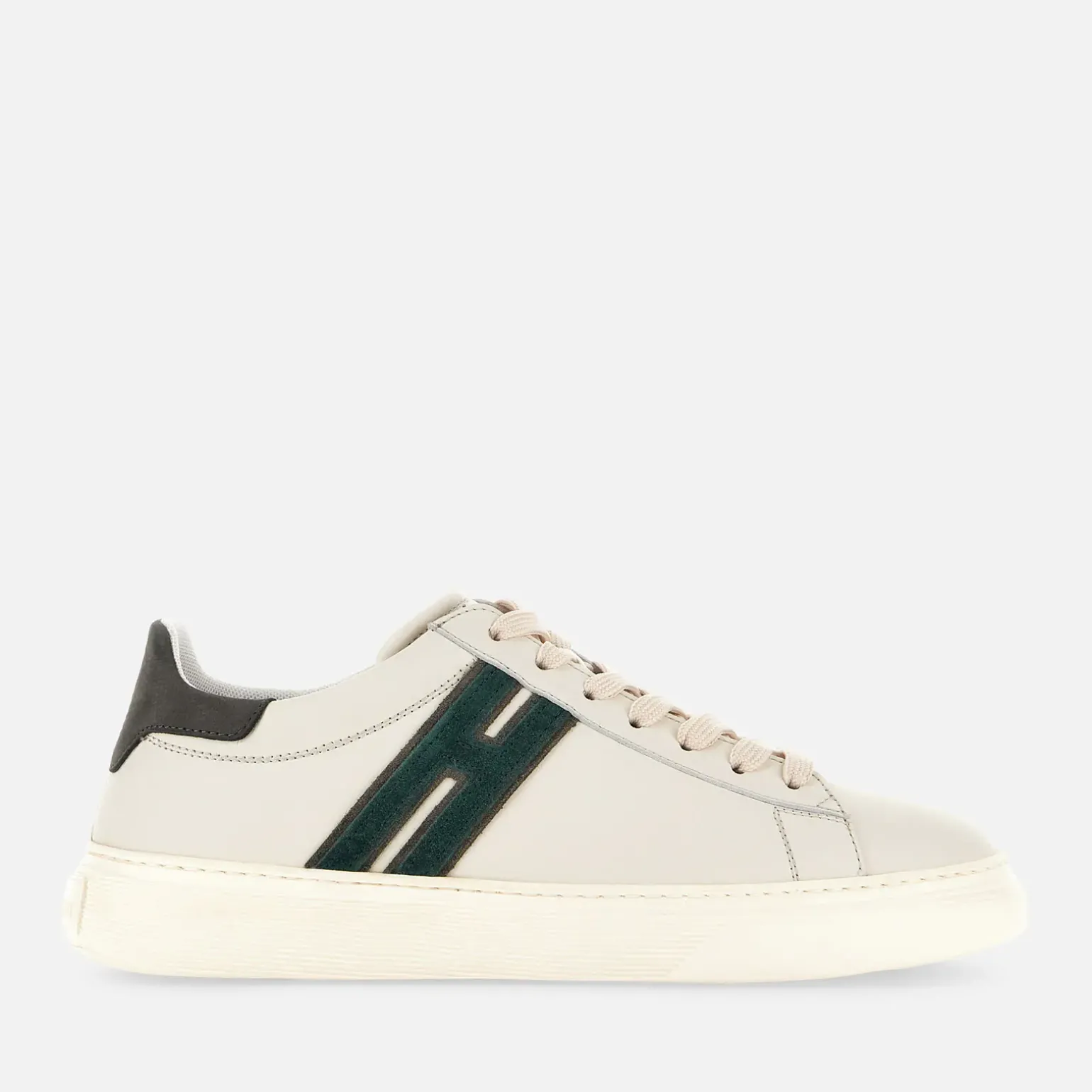 Flat Sneakers*Hogan Sneakers H365 Ivoire/ Vert