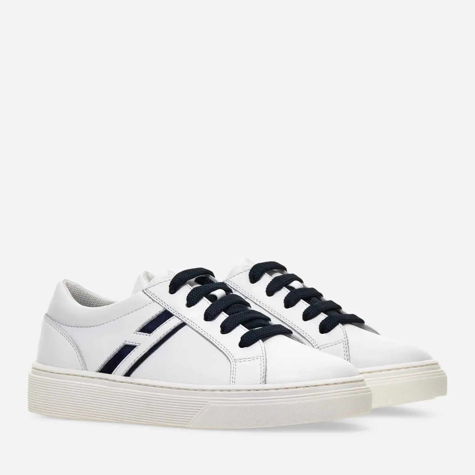 Junior*Hogan Sneakers H365 Bleu/ Blanc