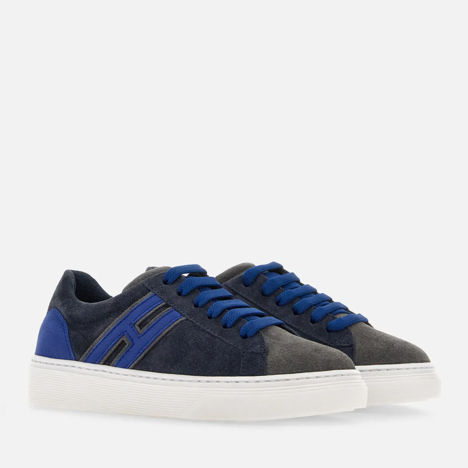 Junior*Hogan Sneakers H365 Bleu/ Gris