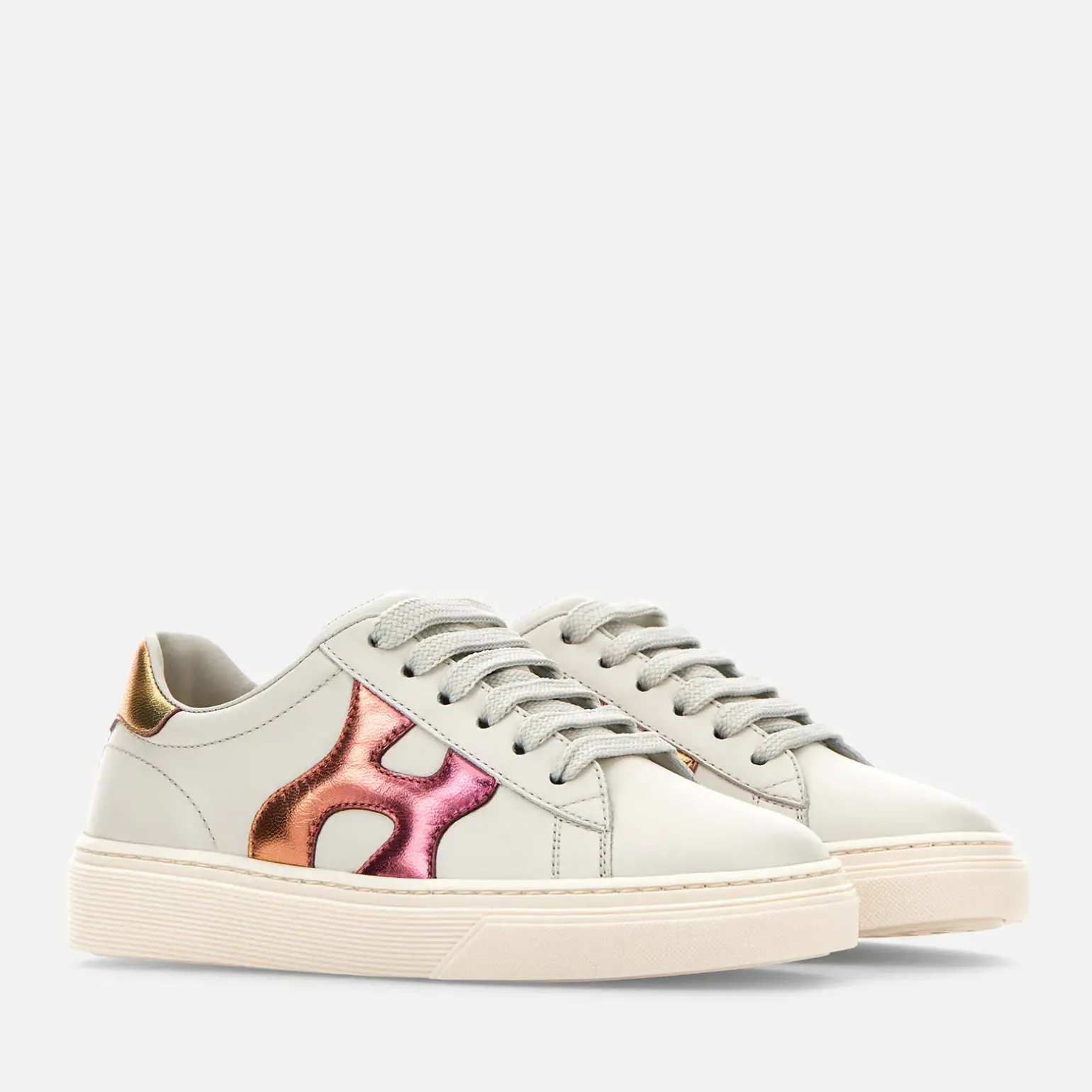 Junior*Hogan Sneakers H365 Blanc/ Rose