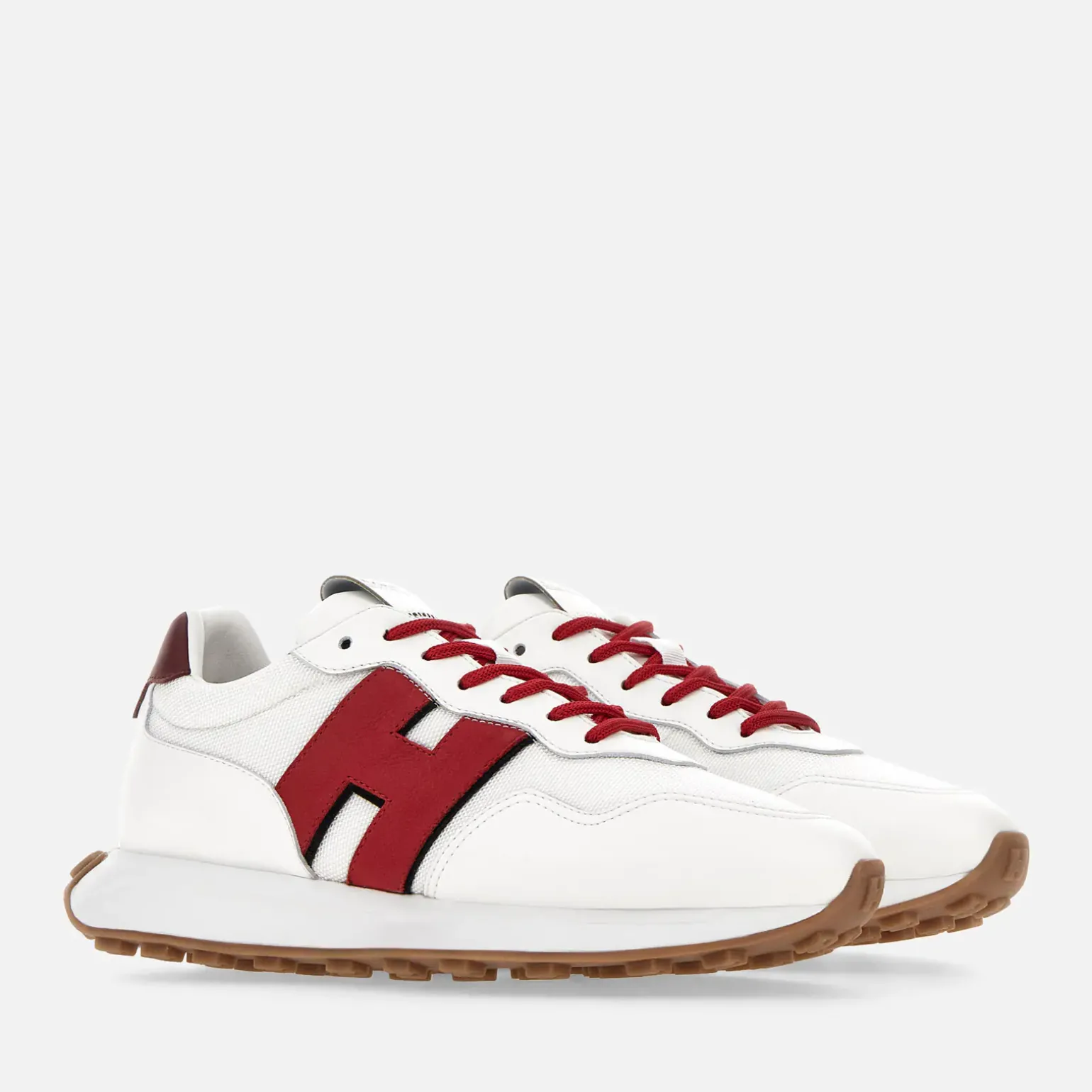 Sporty Sneakers*Hogan Sneakers H601 Blanc/ Rouge/ Bordeaux