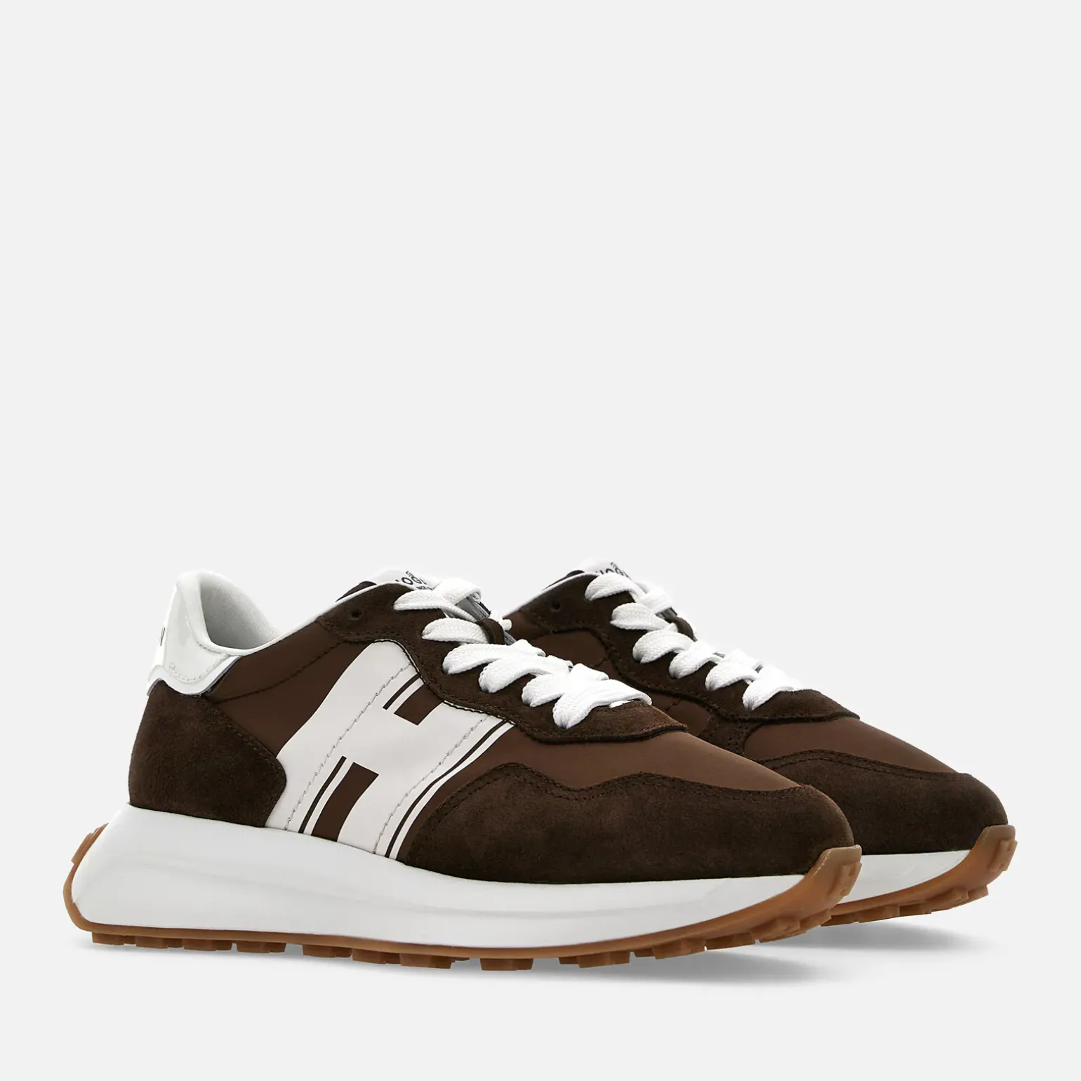 Sporty Sneakers*Hogan Sneakers H641 Blanc/ Marron