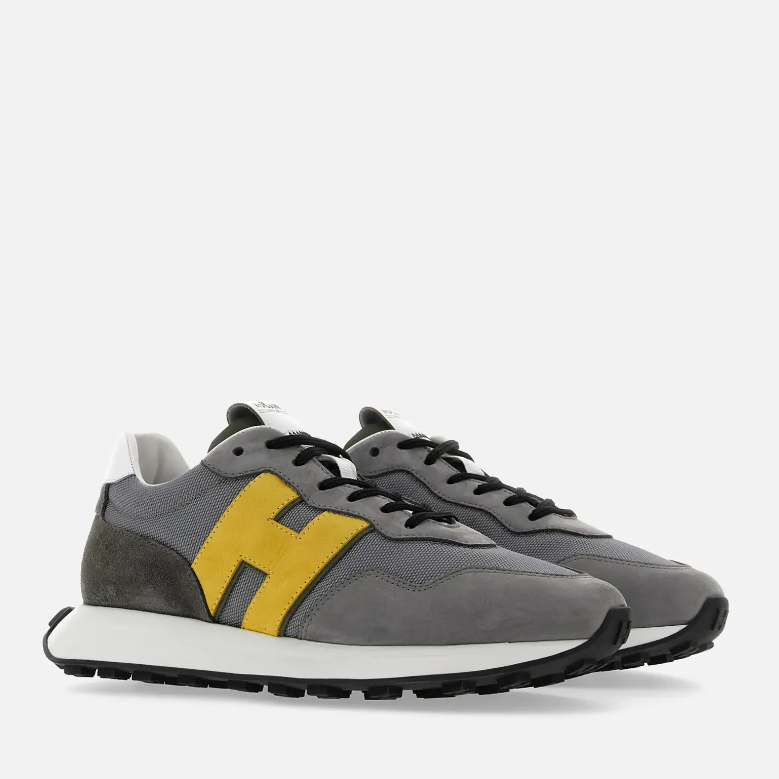 Sporty Sneakers*Hogan Sneakers H601 Gris/ Jaune/ Blanc