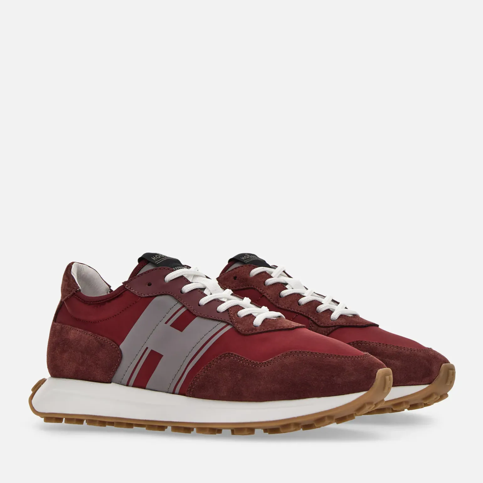 Sporty Sneakers*Hogan Sneakers H601 Bordeaux/ Rouge/ Gris