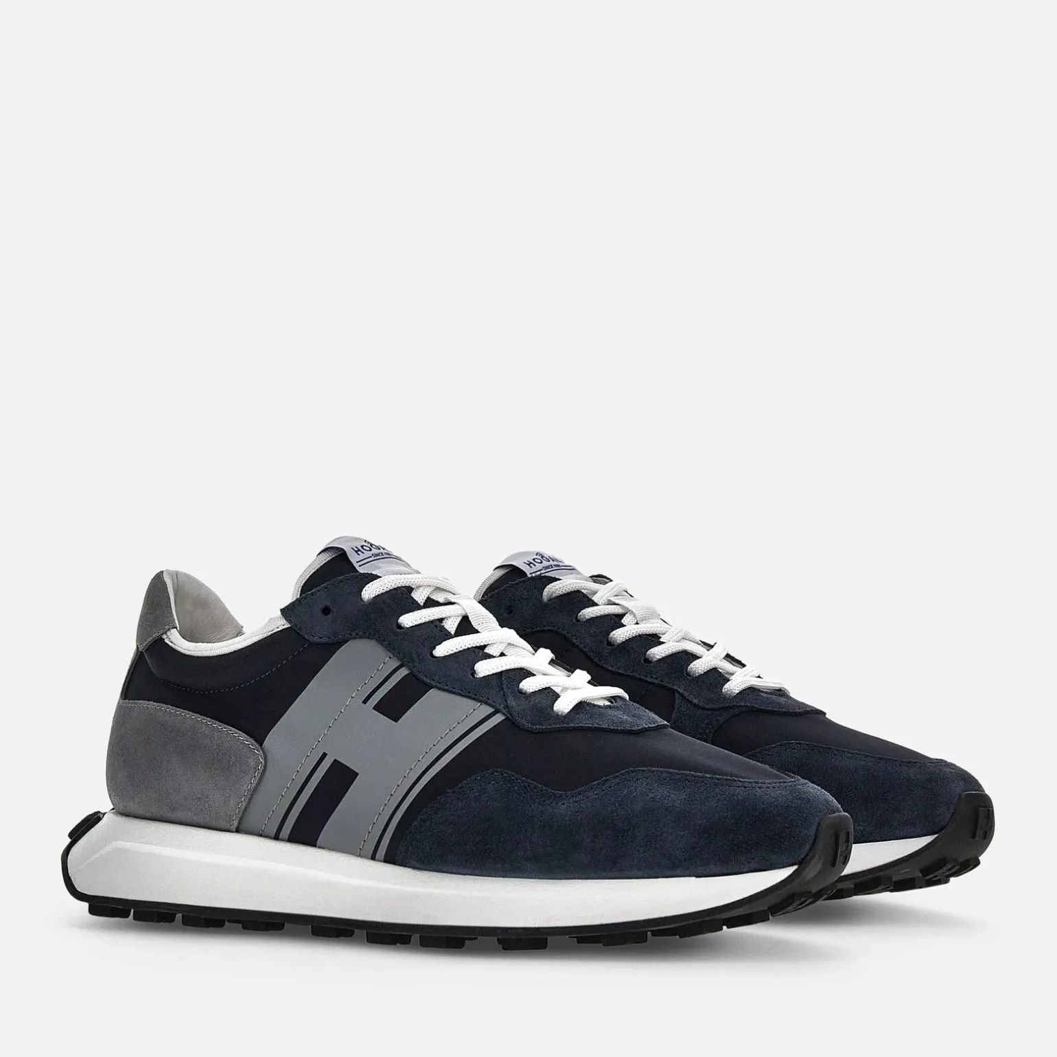 Sporty Sneakers*Hogan Sneakers H601 Bleu/ Gris