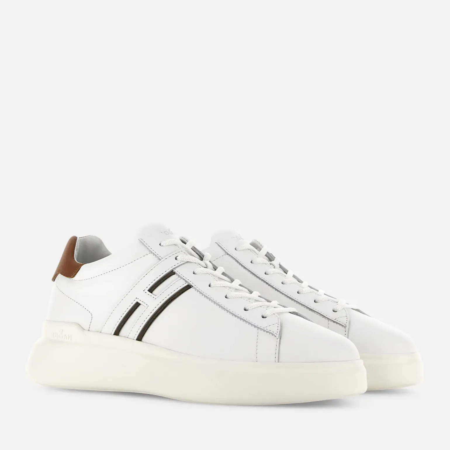 Maxi Sneakers*Hogan Sneakers H580 Blanc/ Marron