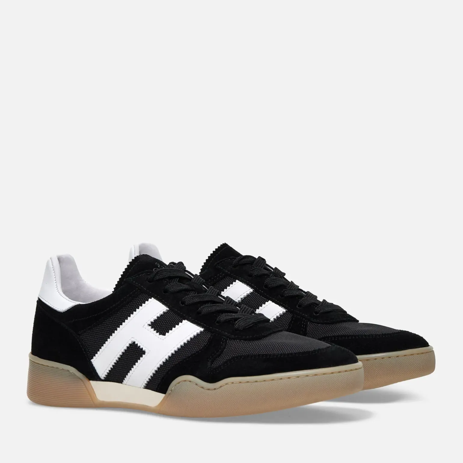 Flat Sneakers*Hogan Sneakers H357 Blanc/ Noir